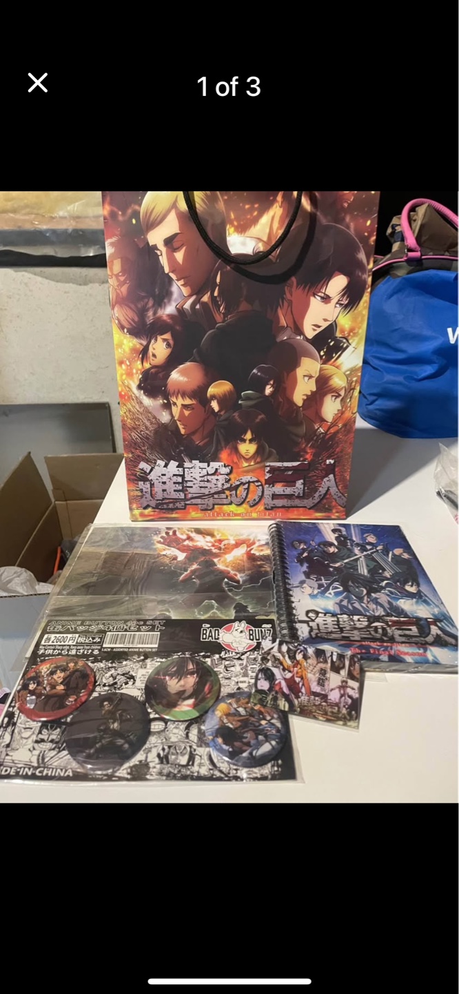 Attack on Titan Merchandise Bundle