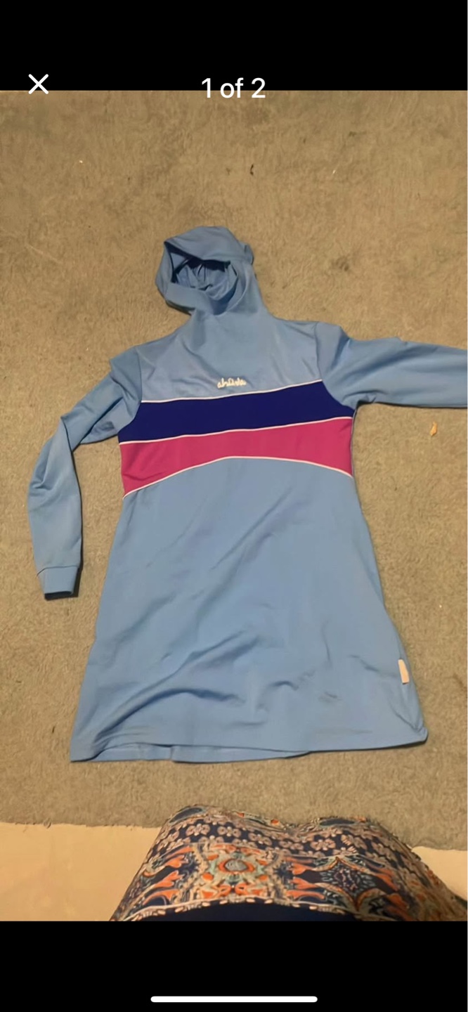 Girls' modest swimsuit, size 10 - photo 2