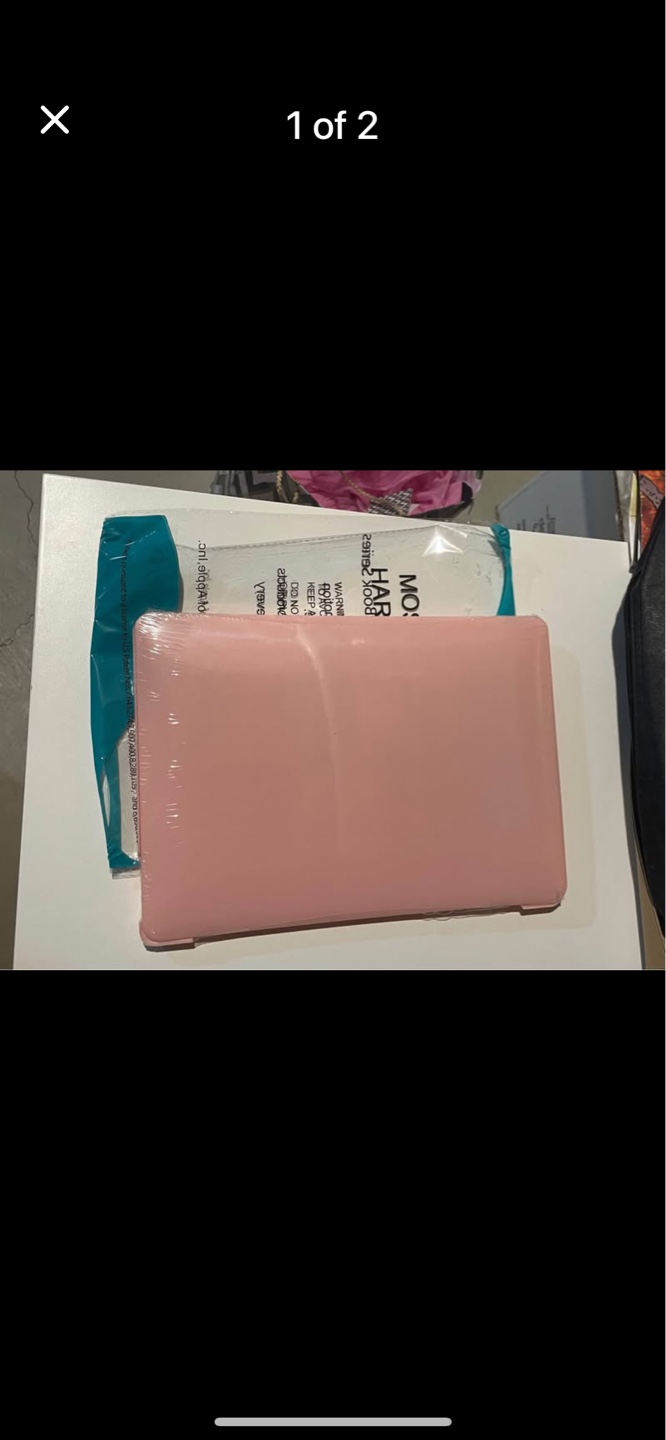 MOSISO Plastic Hard Shell Case for Laptop - Pink