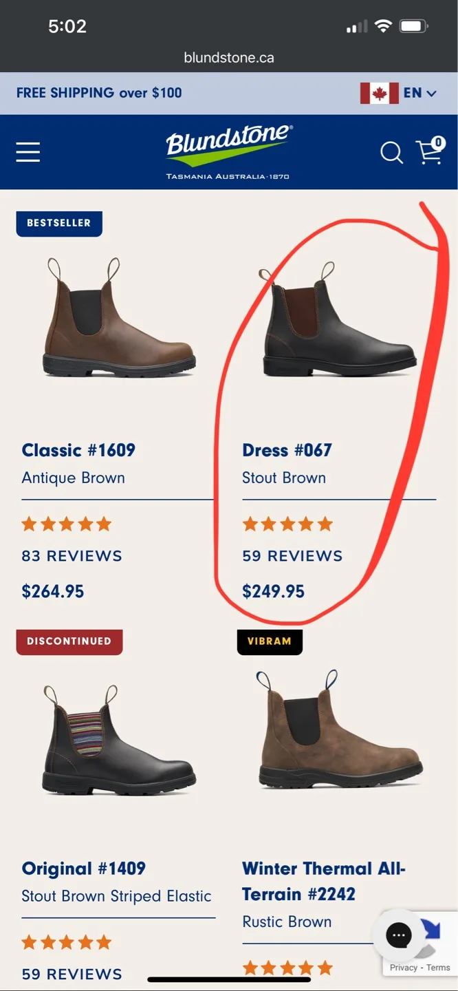 Bran new Blundstone boots image indicator(4)