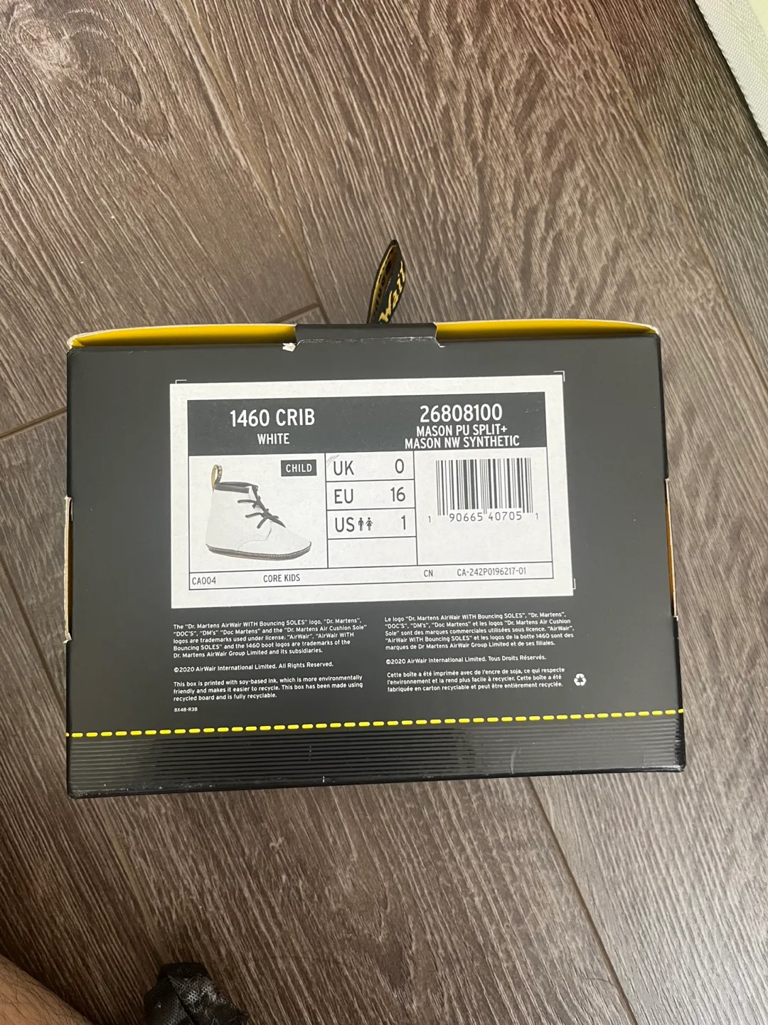 Dr. Martens Infant shoes - Size US 1 - White Leather image indicator(4)