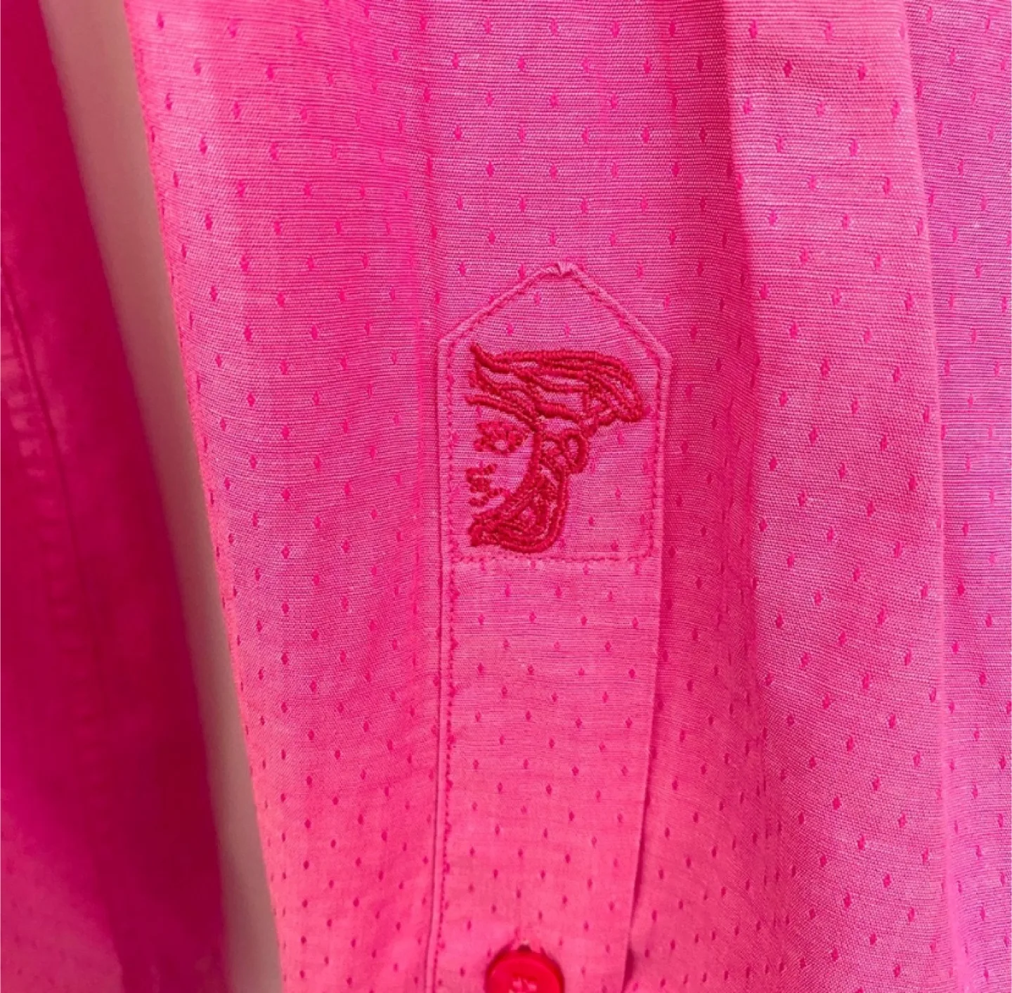 Versace Collection Pink Men's Dress Shirt image indicator(4)