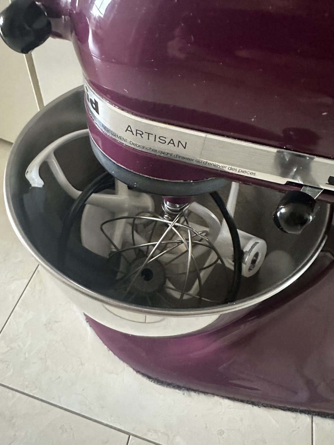 KitchenAid Artisan Stand Mixer - Deep Plum - photo 3