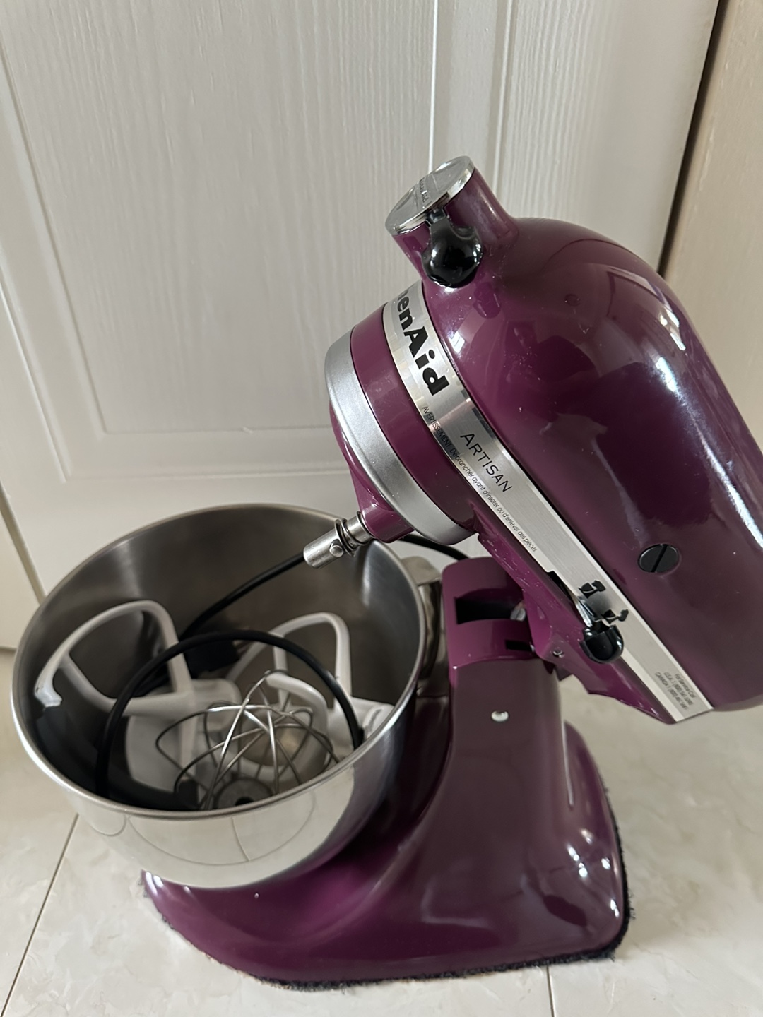 KitchenAid Artisan Stand Mixer - Deep Plum - photo 4