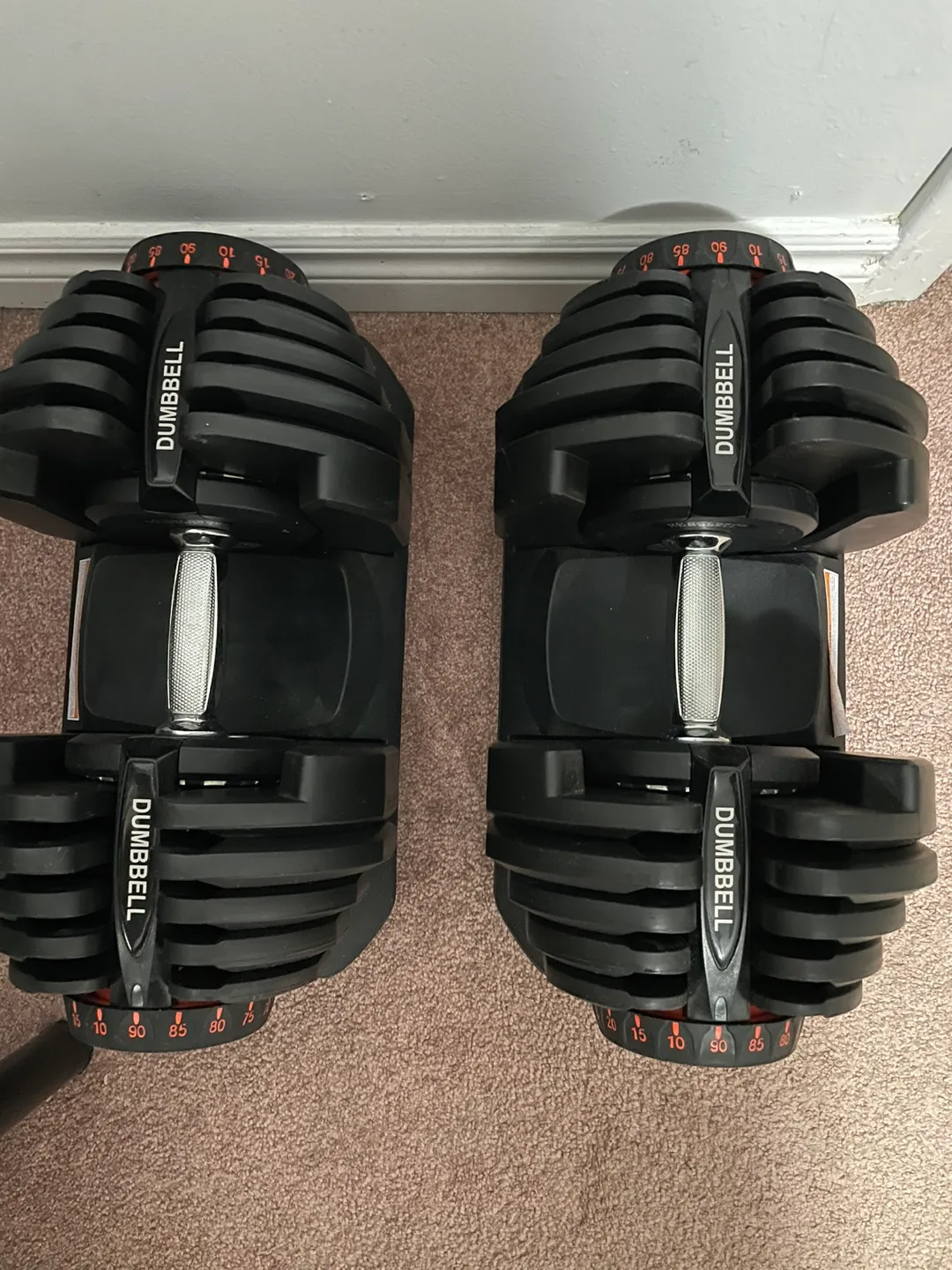 10-90 Lb Adjustable Dumbbell - Set of 2 thumbnail