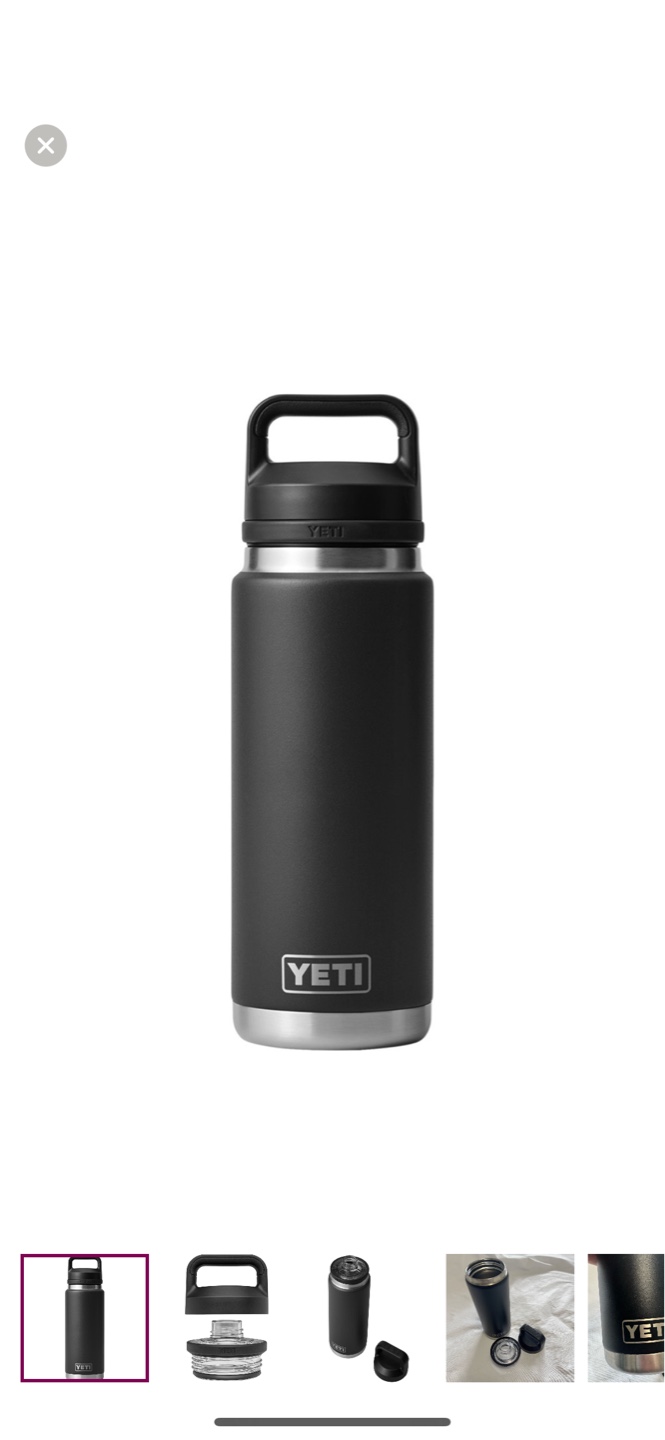 YETI Rambler 26 oz Bottle - Black