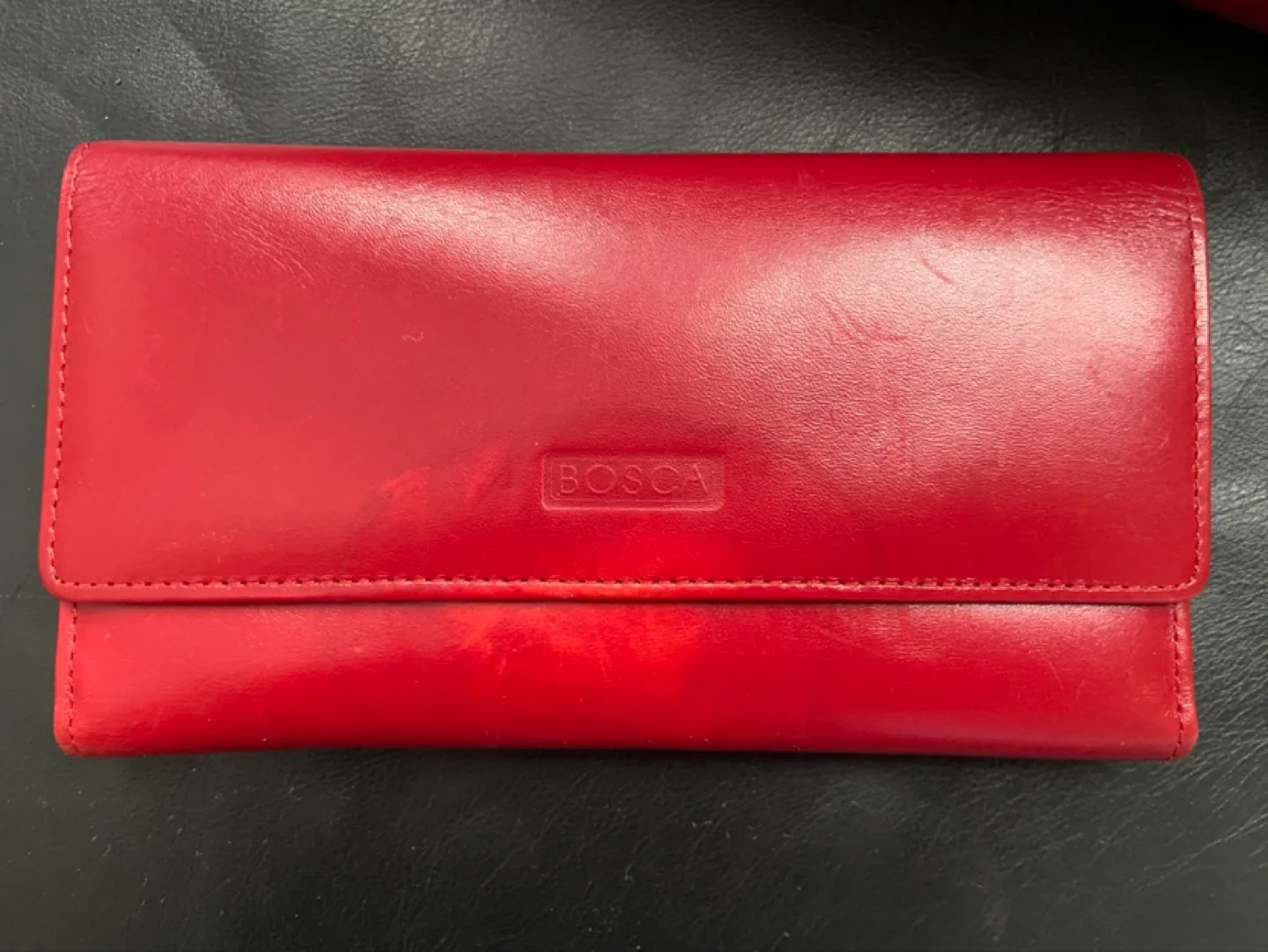 Coccinelle Red Leather Handbag & red wallet image indicator(4)