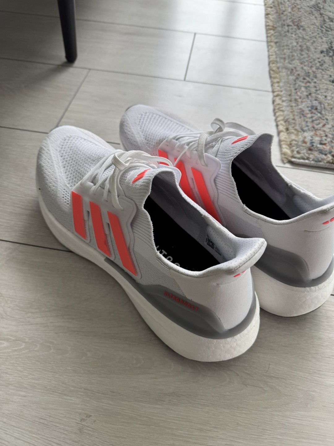 Adidas Ultraboost 5XRunning Shoes - White/Coral - photo 3