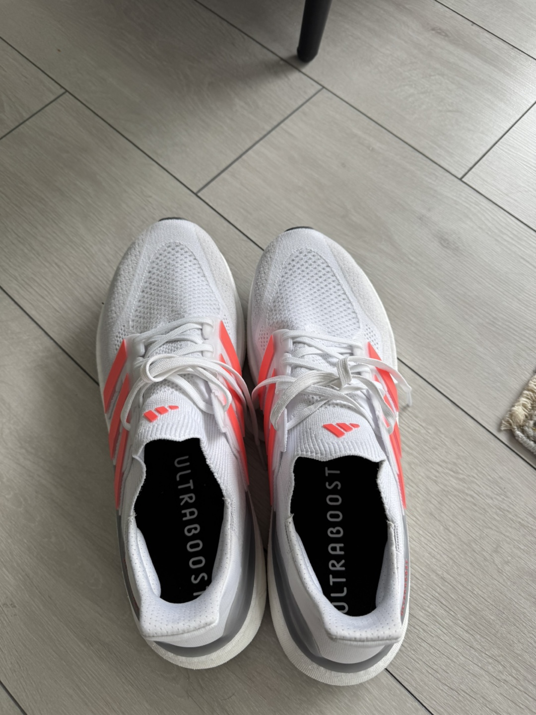 Adidas Ultraboost 5XRunning Shoes - White/Coral - photo 4