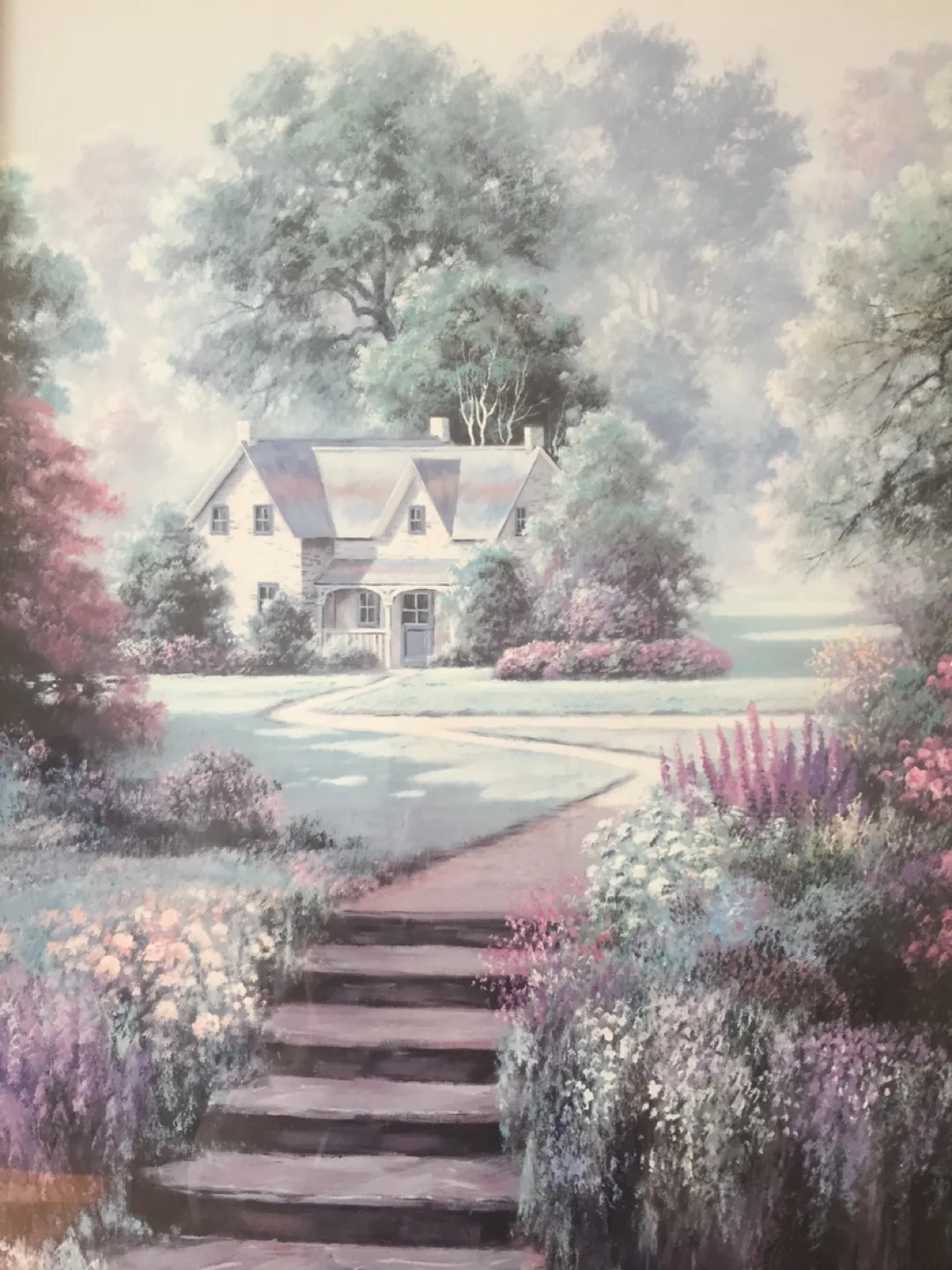 Framed Garden Cottage Print image indicator(2)