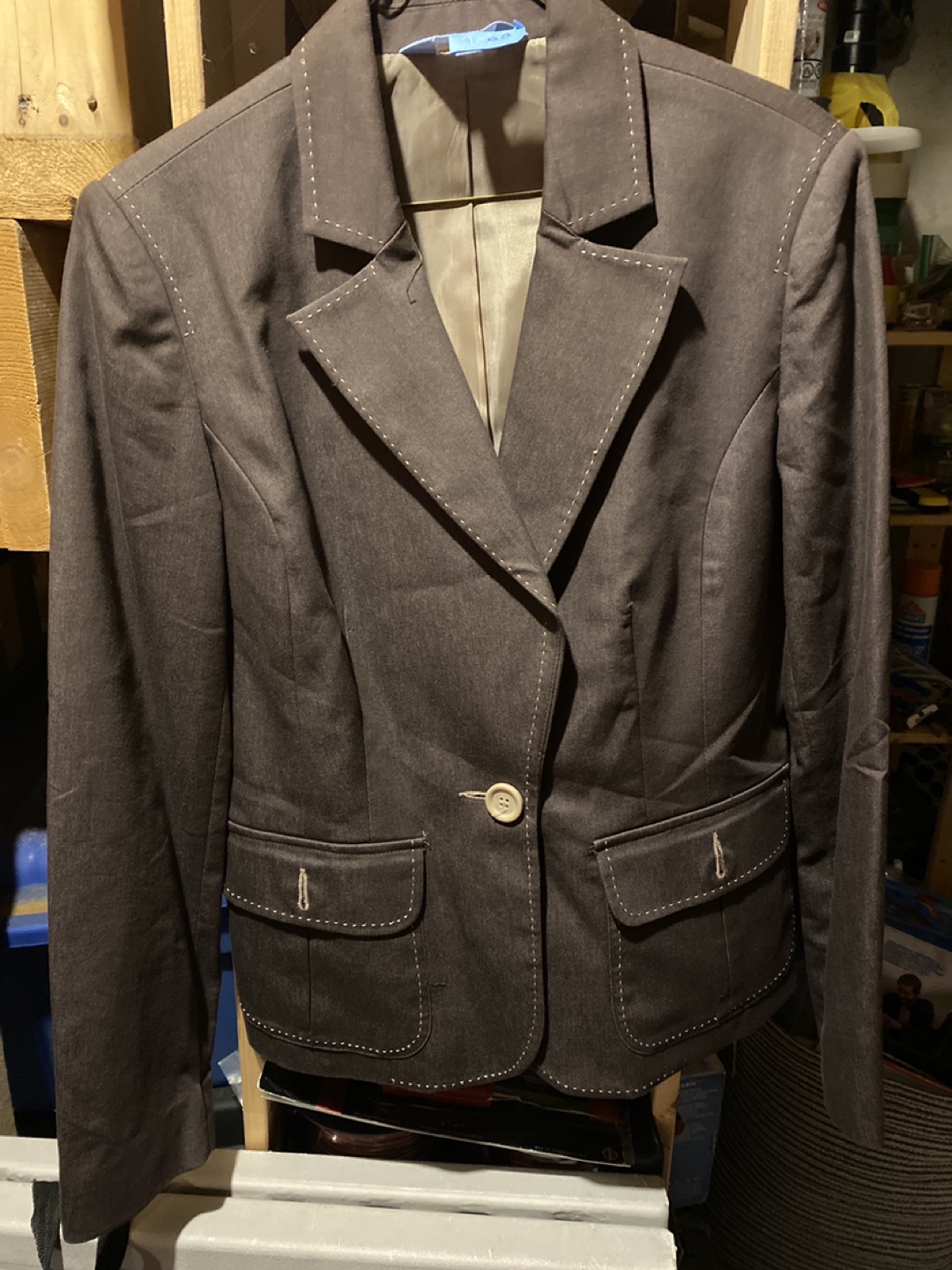 Brown Women's Blazer Jacket