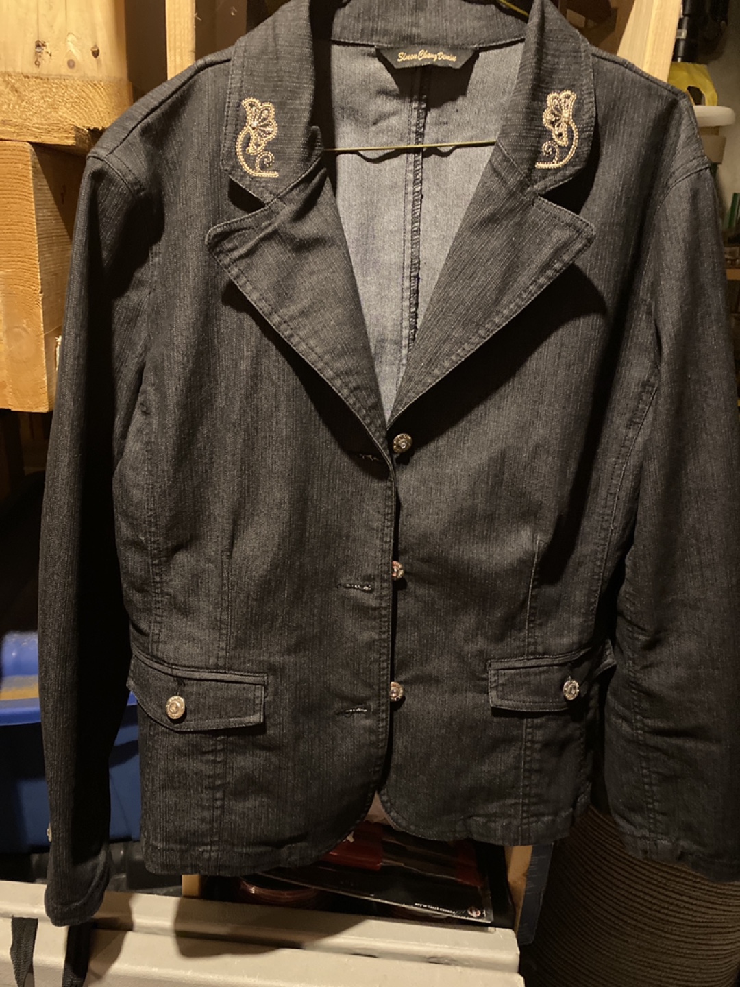 Women  Denim Blazer
