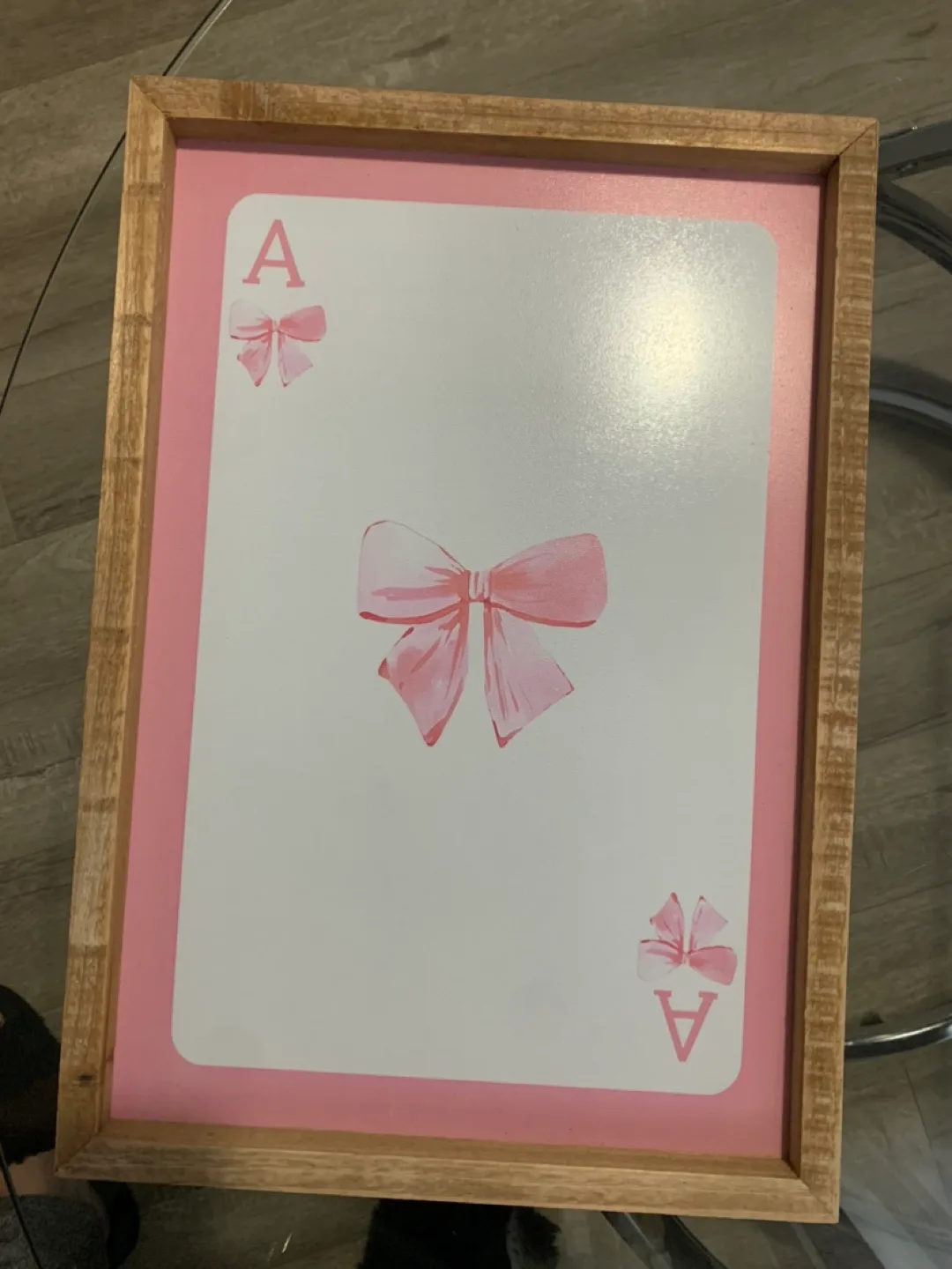 Set of 3 Trendy Pink Bows Wall Art 16x11 image indicator(5)