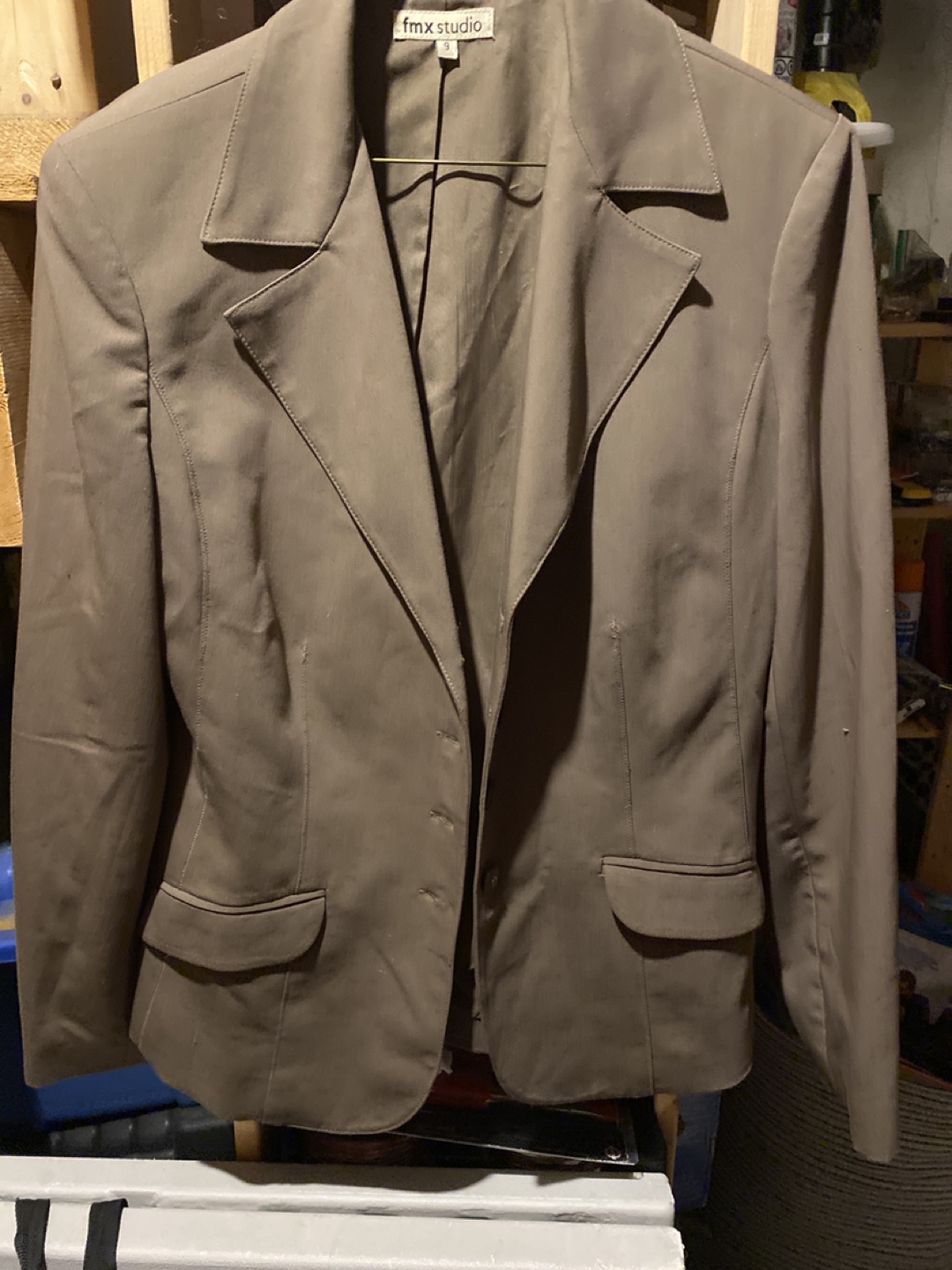 Fmx Studio Brown Blazer Jacket Size 8