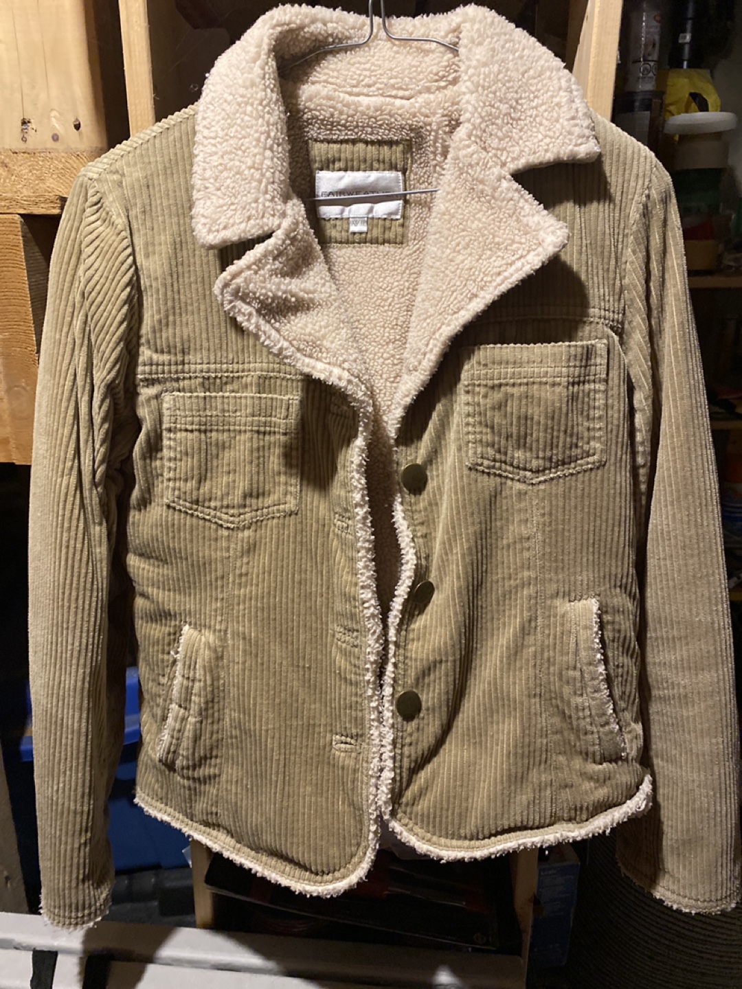 Fairweather Corduroy Jacket with Sherpa Collar