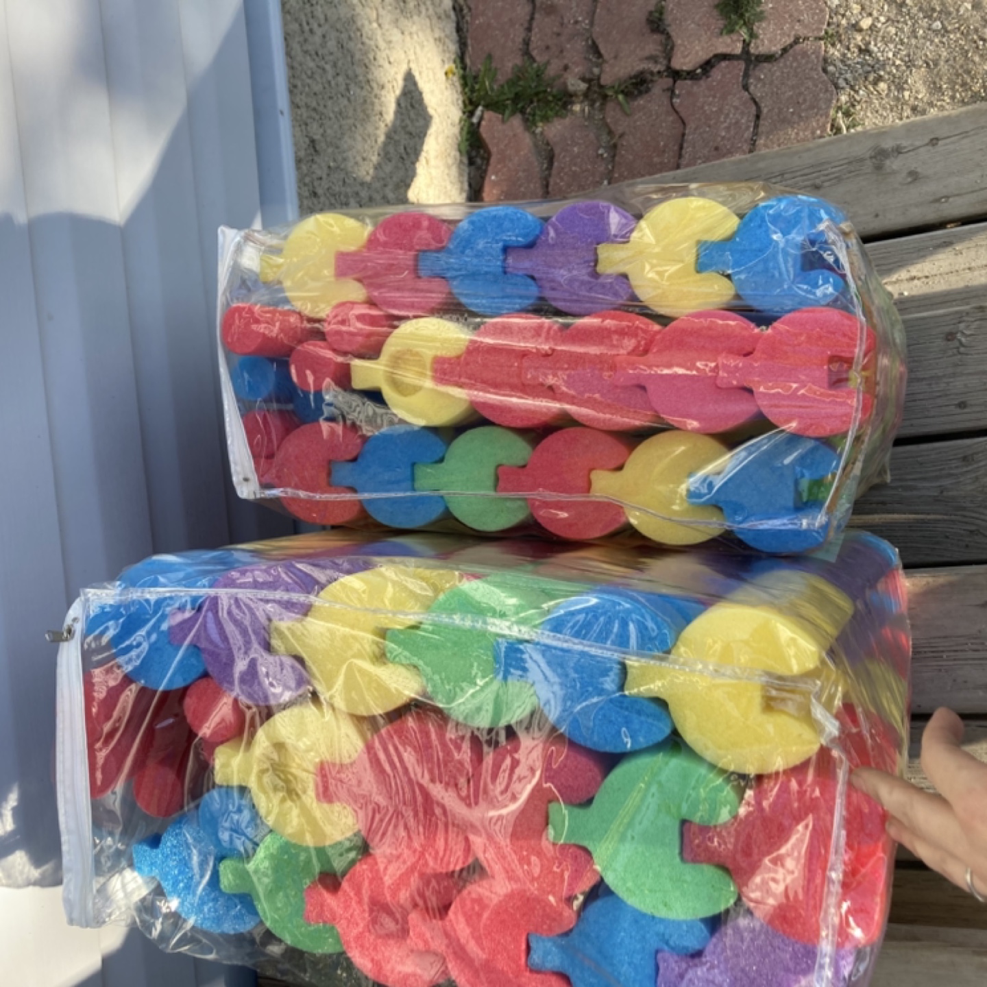 Two Sets of Monster Blox Building Blocks - 64 Pieces Each - photo 5
