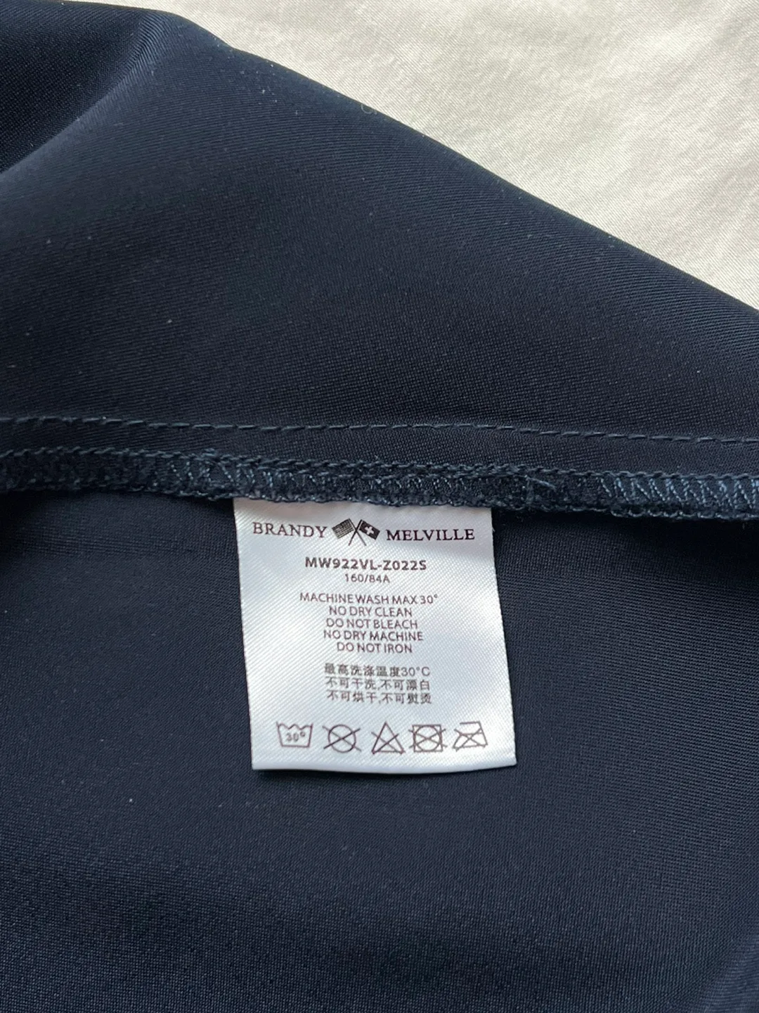 Brandy Melville Navy blue Slip Dress image indicator(4)