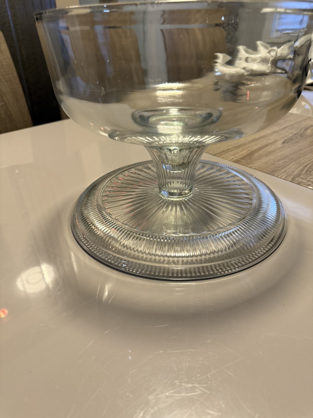 Glass Cake Stand with Dome - photo 2