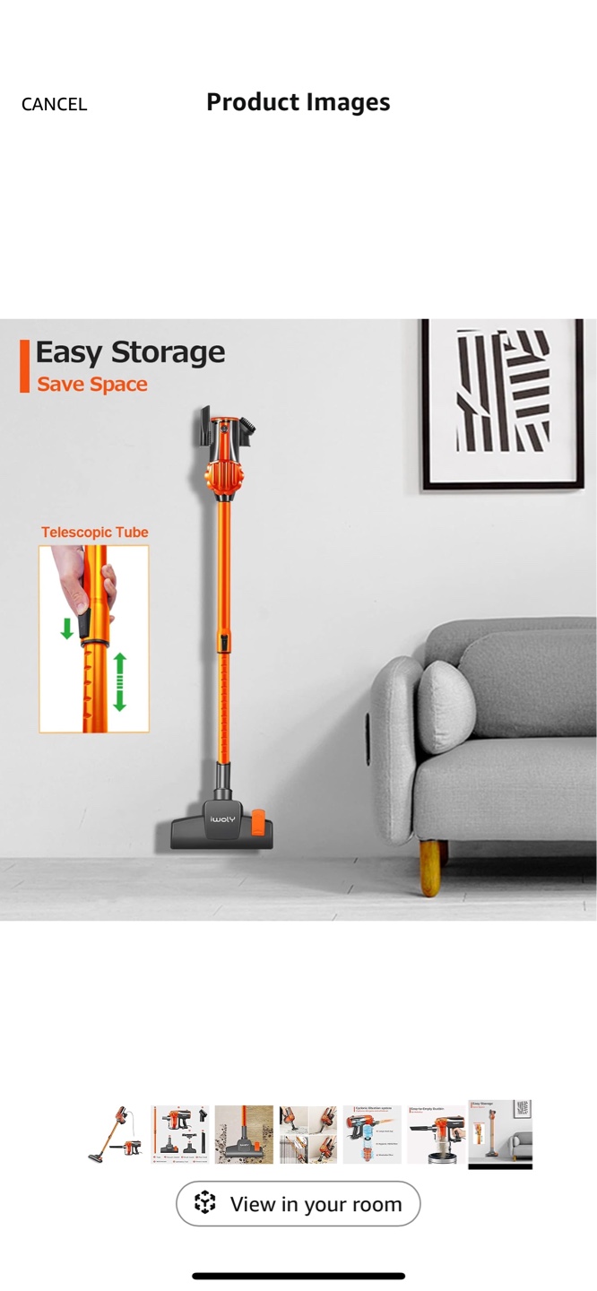 Iwoly Cordless Handheld Vacuum Cleaner