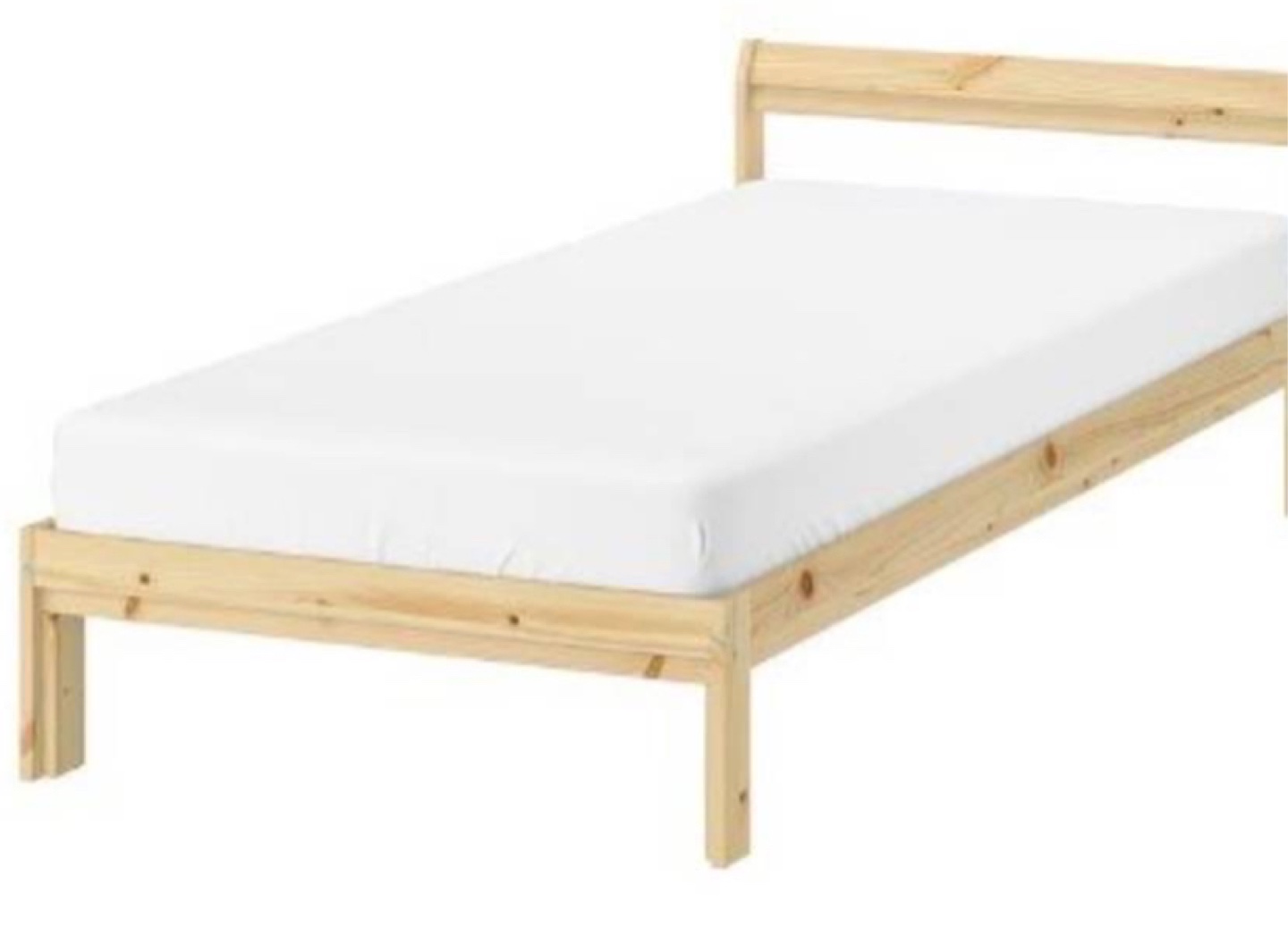 Twin-Sized Memory Foam Mattress and IKEA Bedframe - photo 2