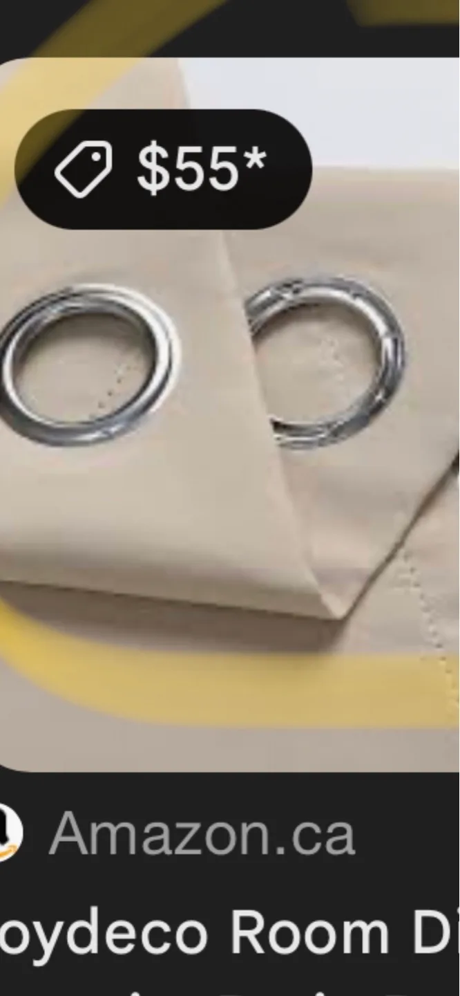 Deconovo Room Darkening Curtain Panels - 52"W x 84"L - White image indicator(7)