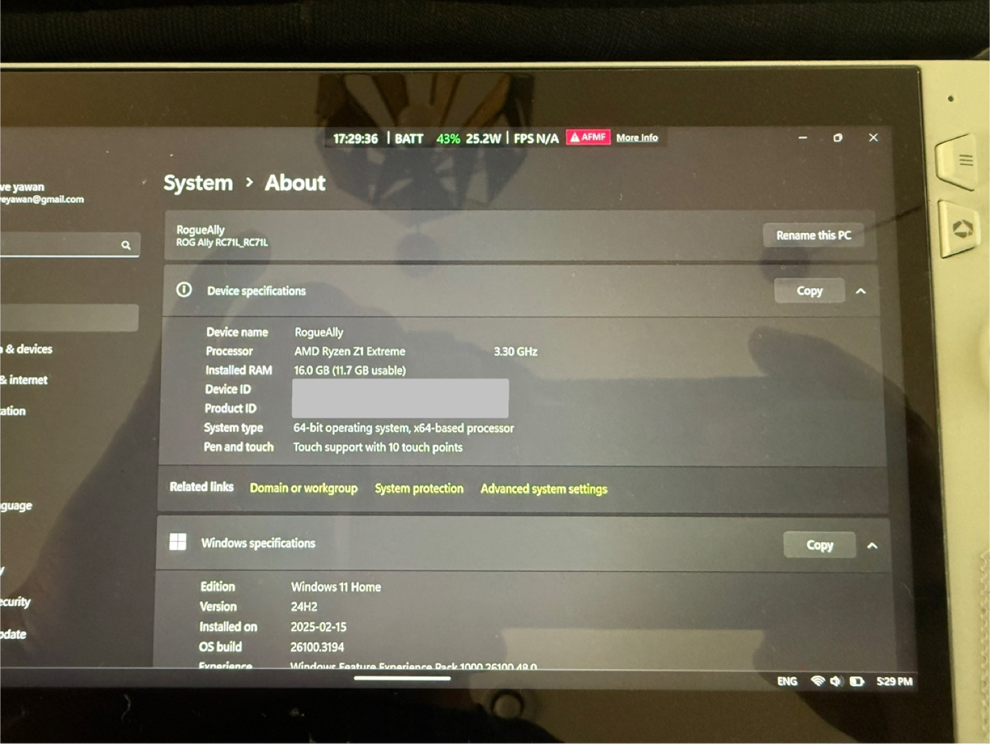 ASUS ROG Ally Z1 Extreme (RC71L) - photo 5