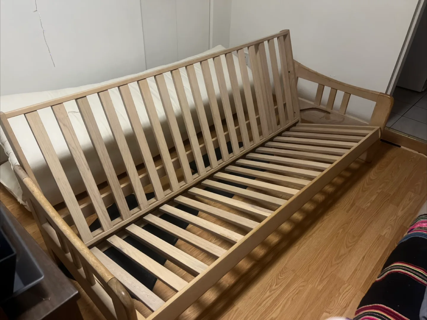 Free Futon Sofa-Bed w/ woodden frame 💚 image indicator(6)