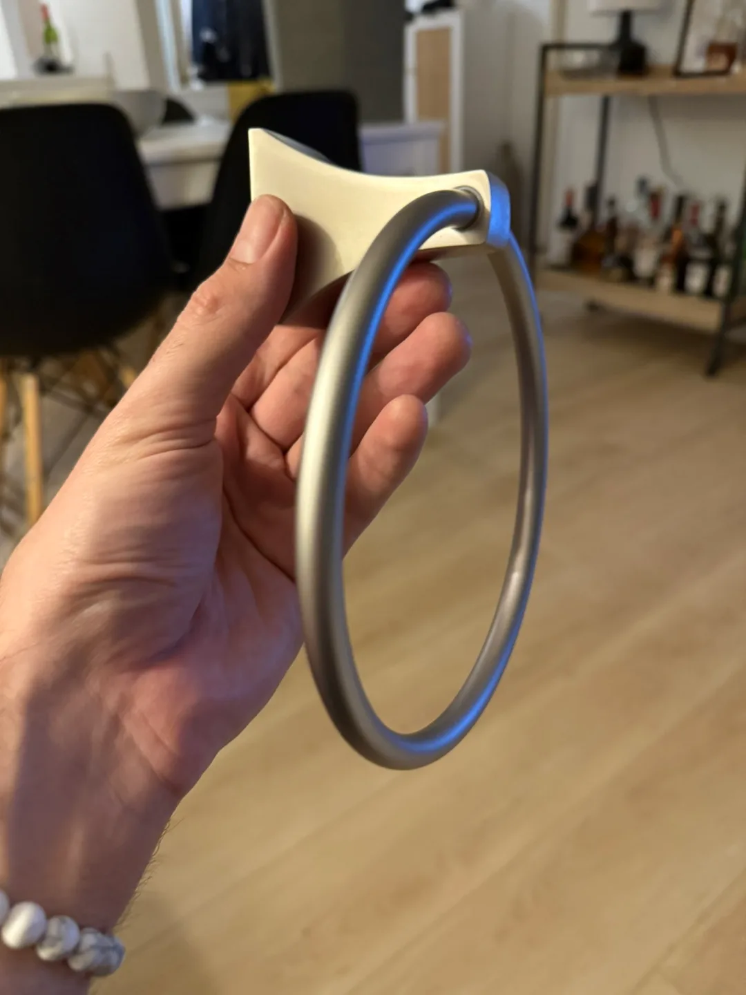 Brushed Nickel Hand Towel Ring thumbnail