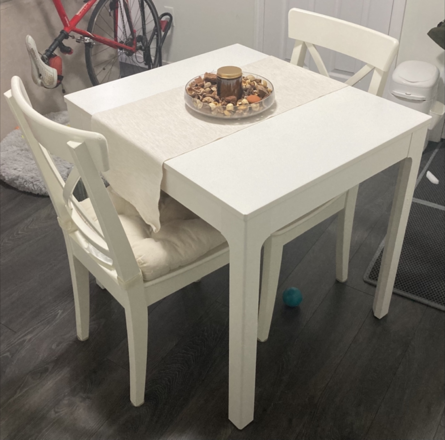Extendable Dining Table with Two Chairs - photo 2