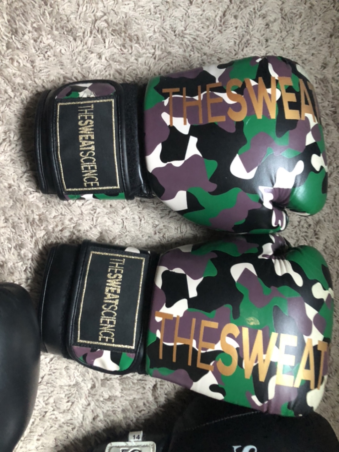 Boxing Equipment Bundle - Gloves, Shin Guards, Hand Wraps - photo 2