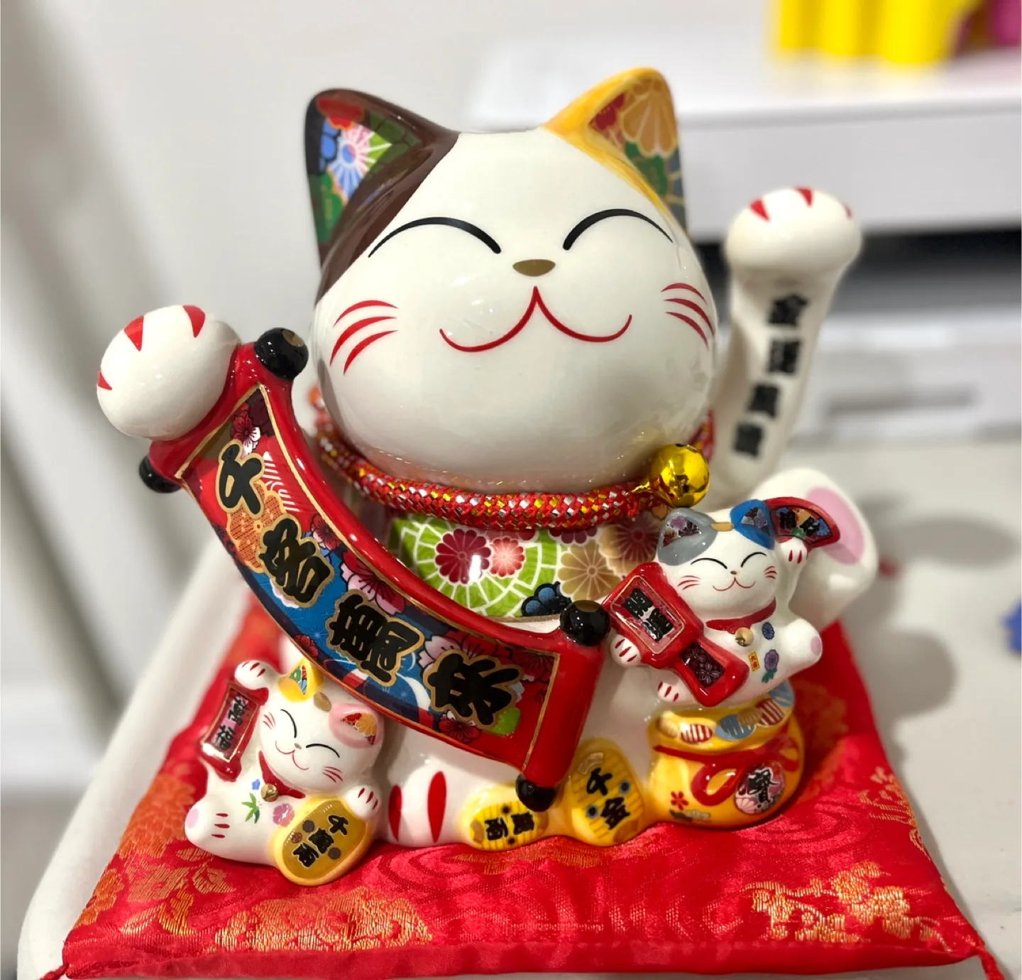 Maneki-neko Lucky Cat Piggy Bank image indicator(2)