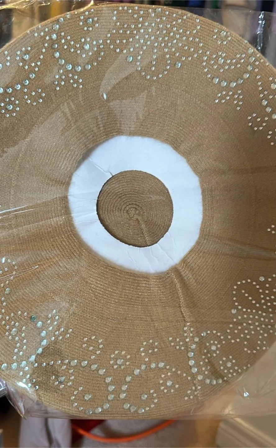 LADYBRO Rhinestone Beret - Tan image indicator(3)