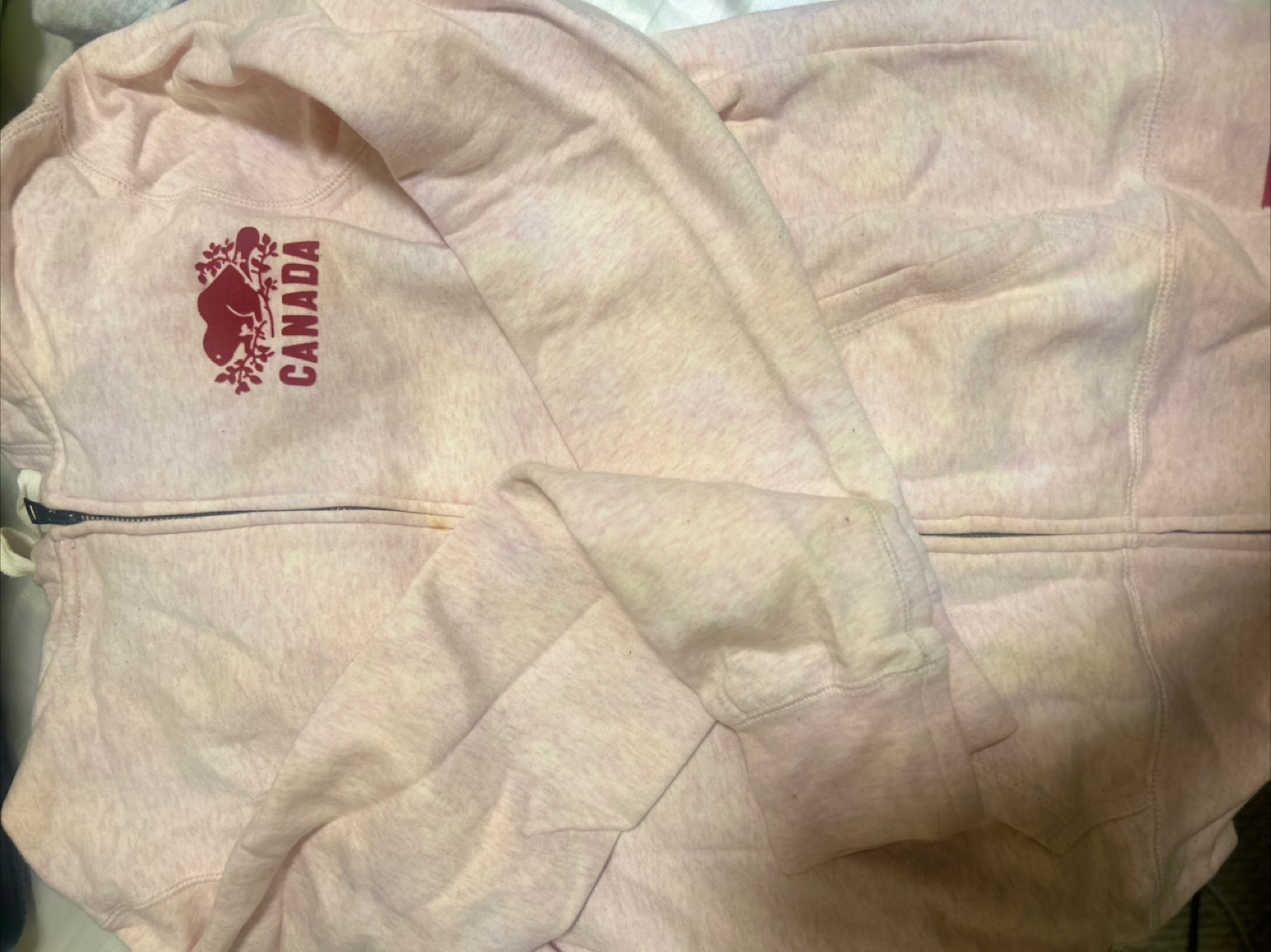 Pink Roots Zip-Up Hoodie