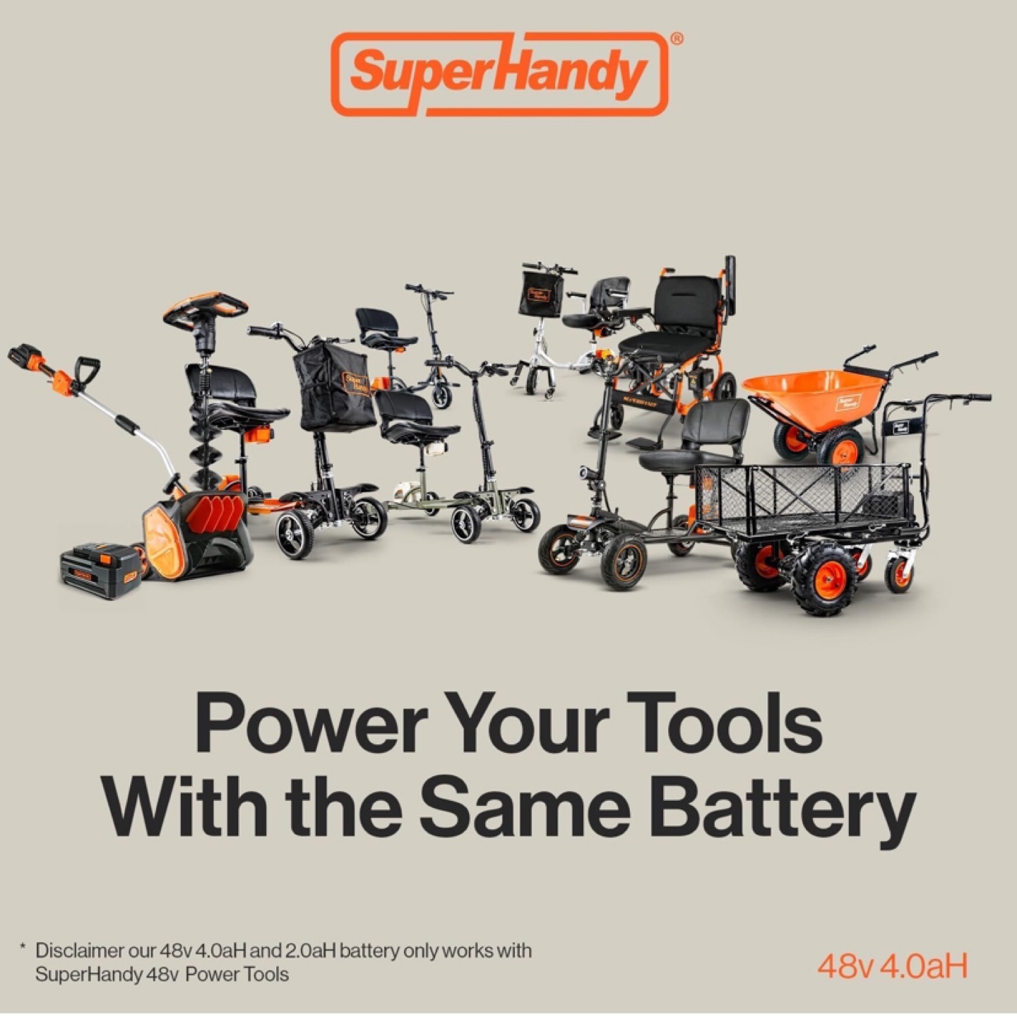 SuperHandy 48V 4.0Ah Lithium-ion Battery - photo 2