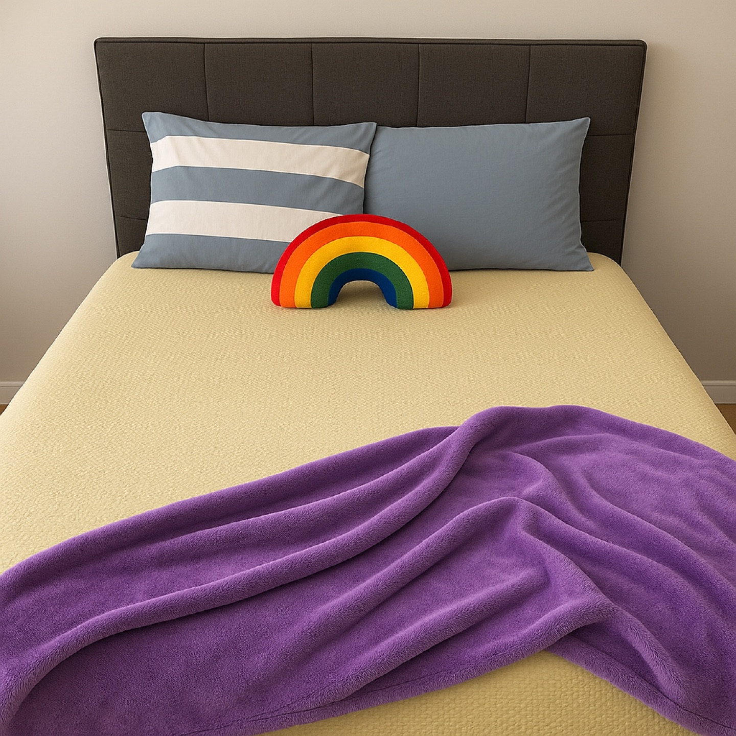 Queen size bed with IKEA mattress 💚