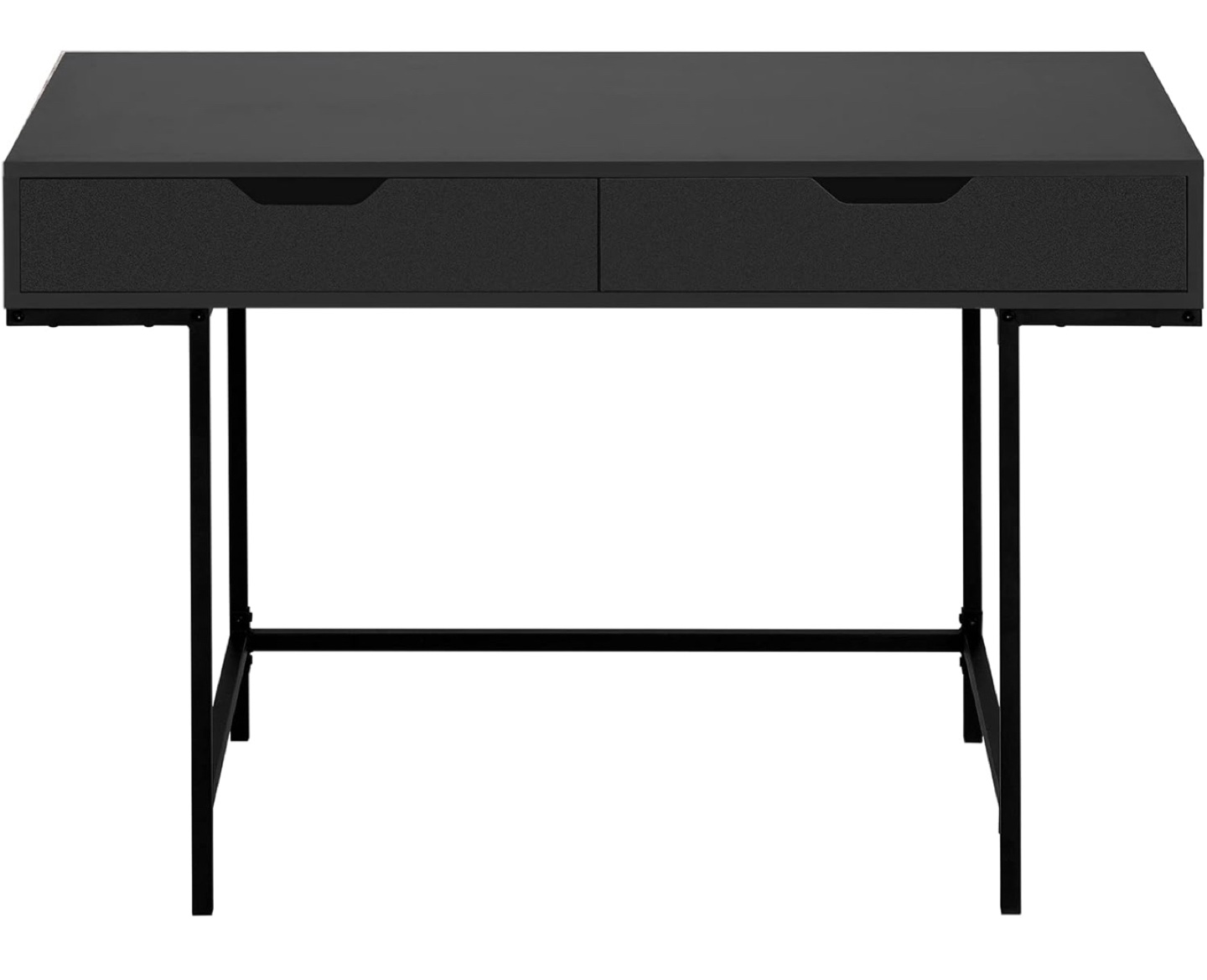 Dark brown Computer Desk with Two Drawers 💚 - photo 2