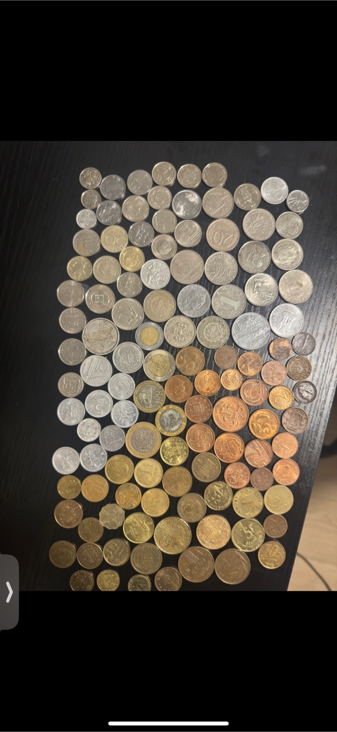 Large Collection of Foreign Coins