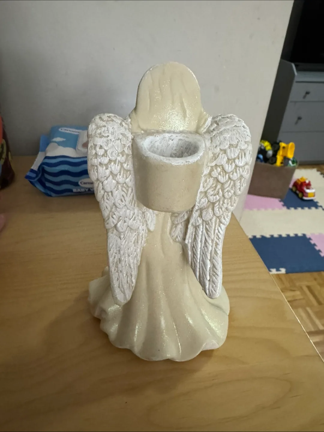 Adorable Praying Angel Figurine Candle Holder image indicator(2)
