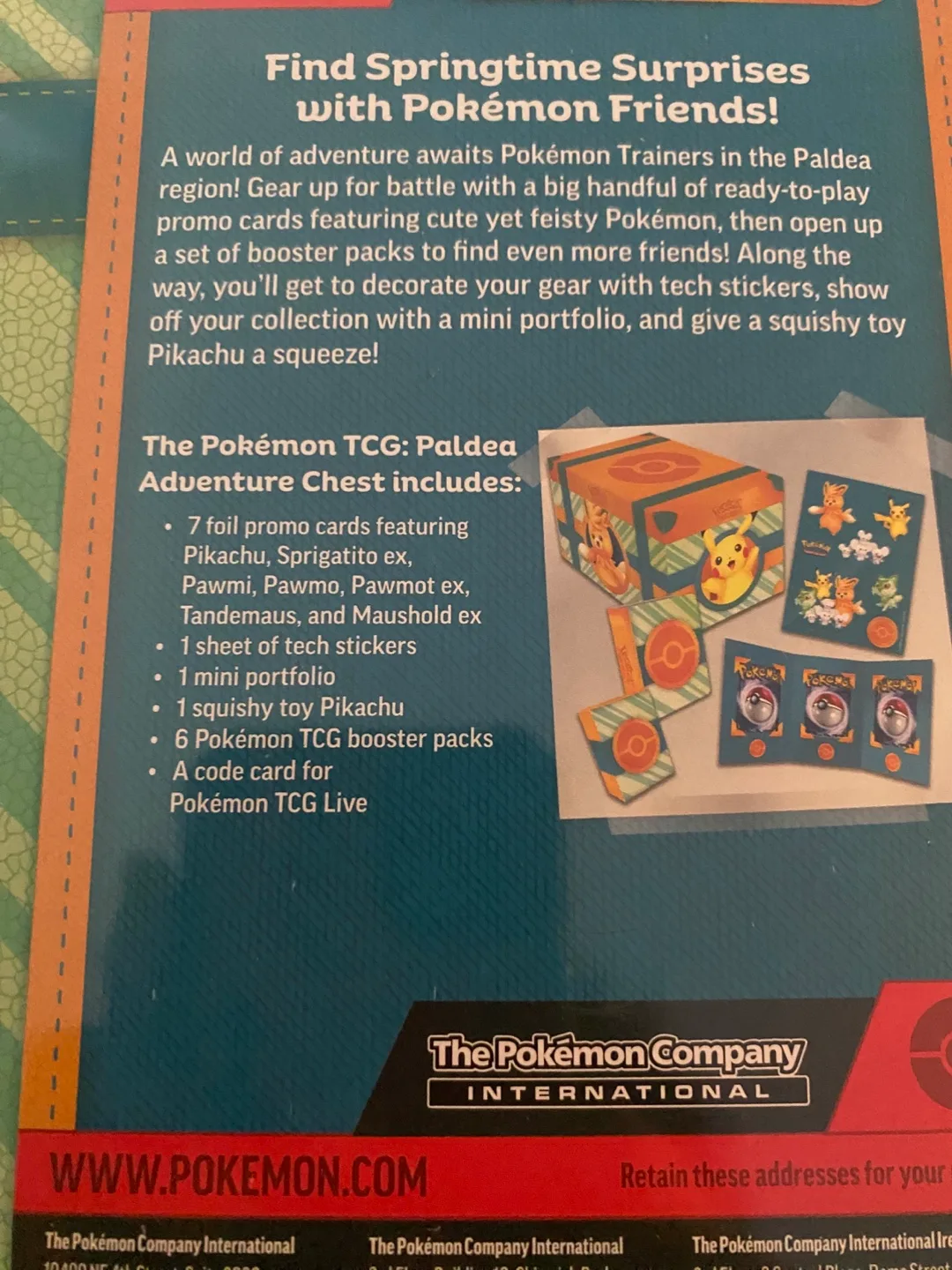 Pokemon TCG Paldea Adventure Chest image indicator(2)