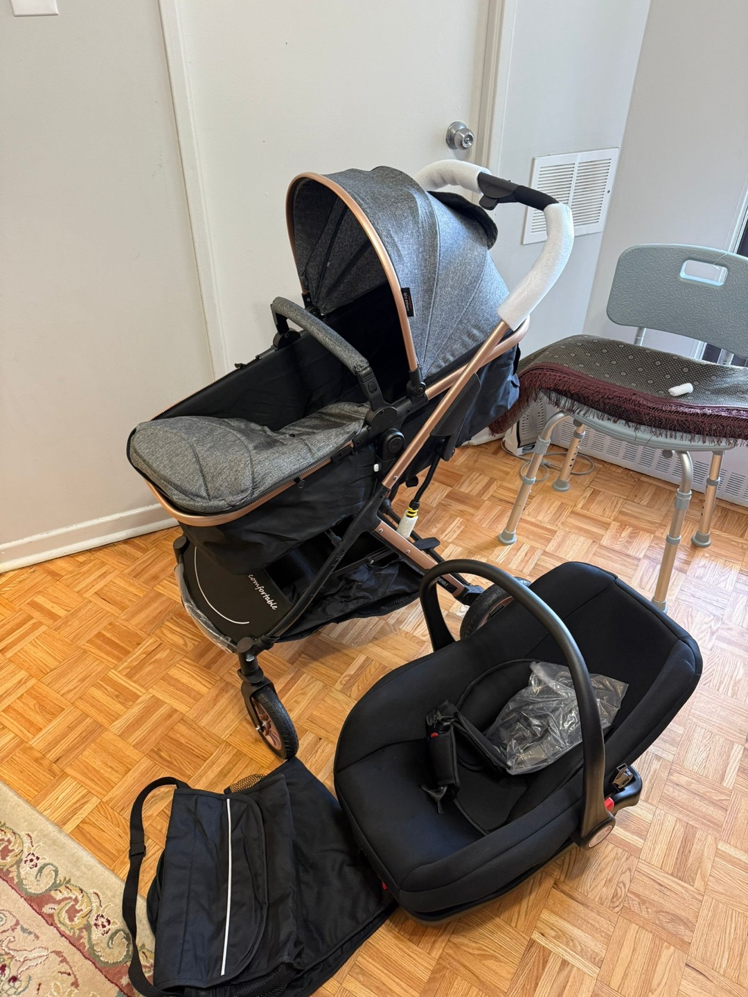 Comfortable Baby Stroller and Car Seat Set