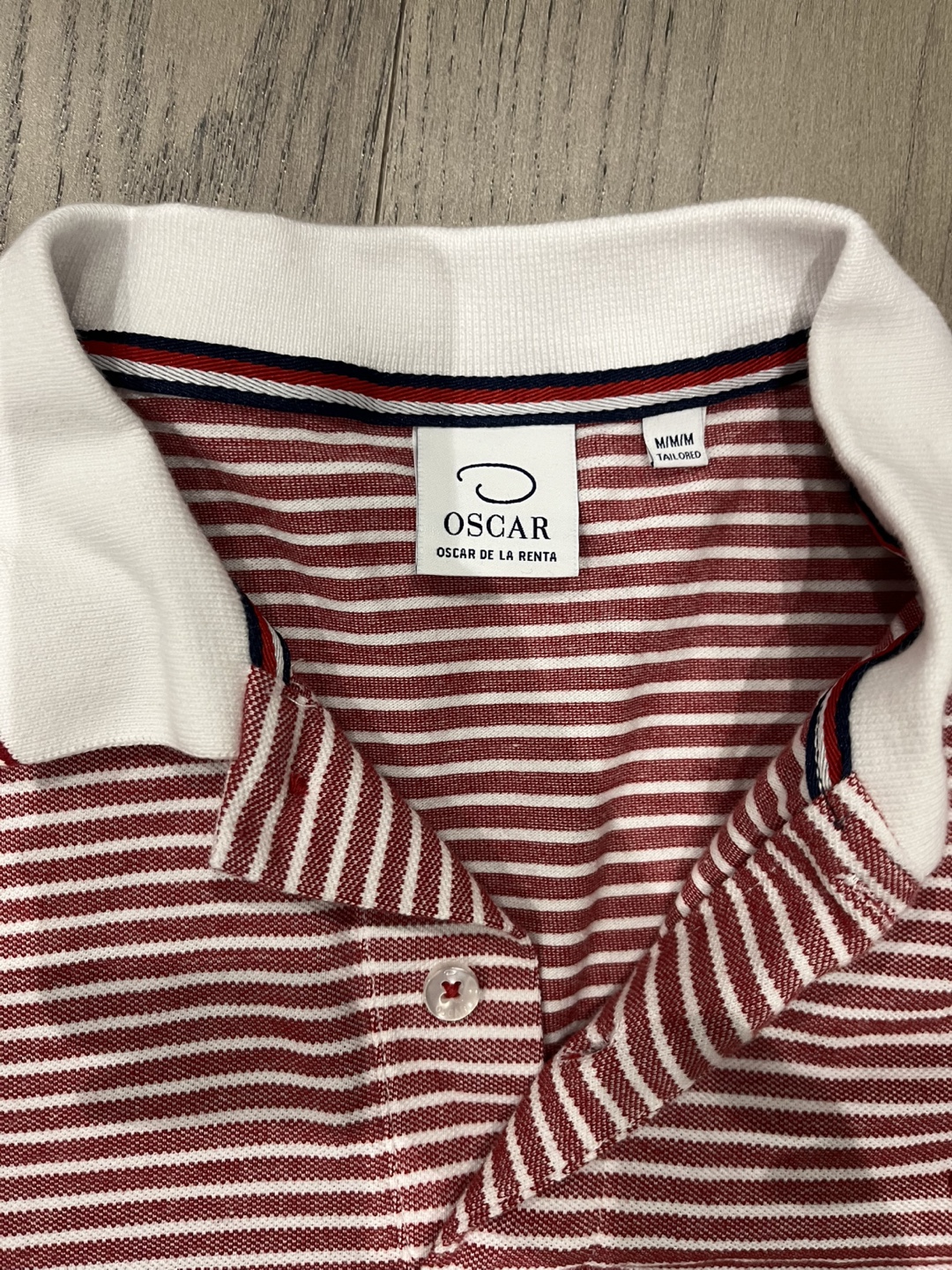 Men's Striped Polo Shirt - photo 2