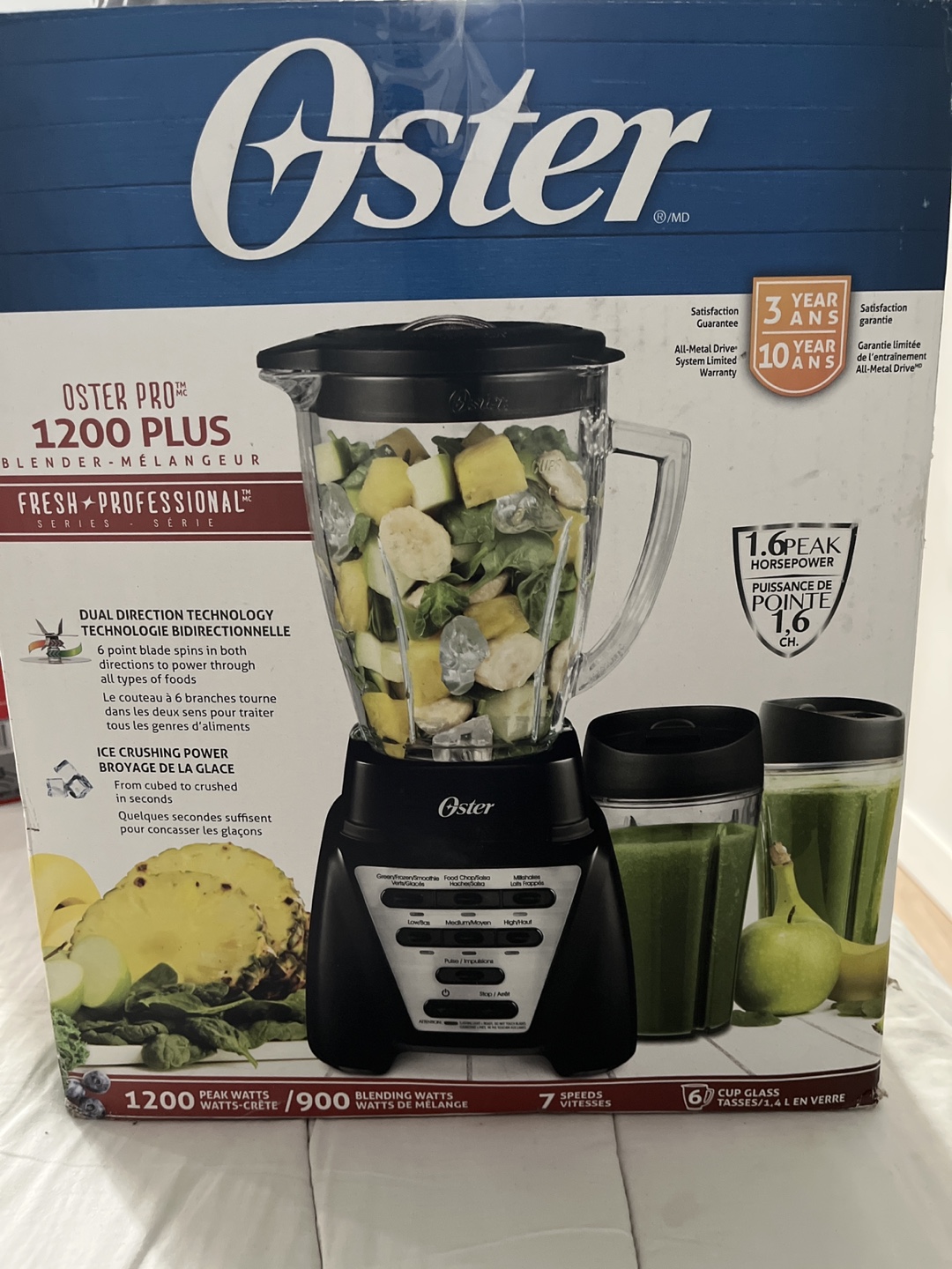 Oster Pro 1200 Plus Blender - Brand New in Box
