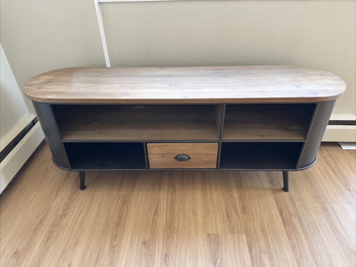 Mid-Century Modern TV Stand with Storage