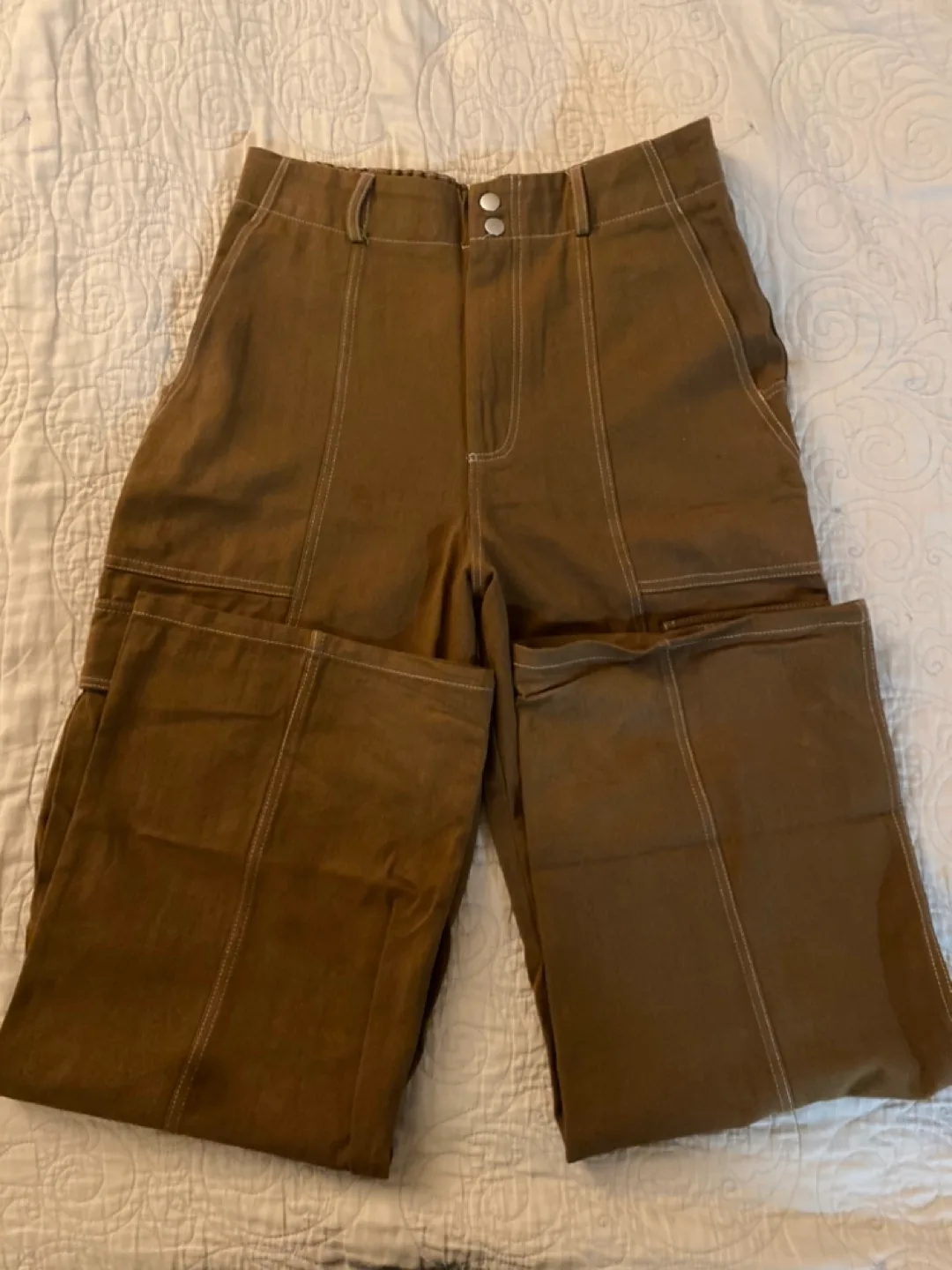 Little Mountain Brown Cargo Pants thumbnail