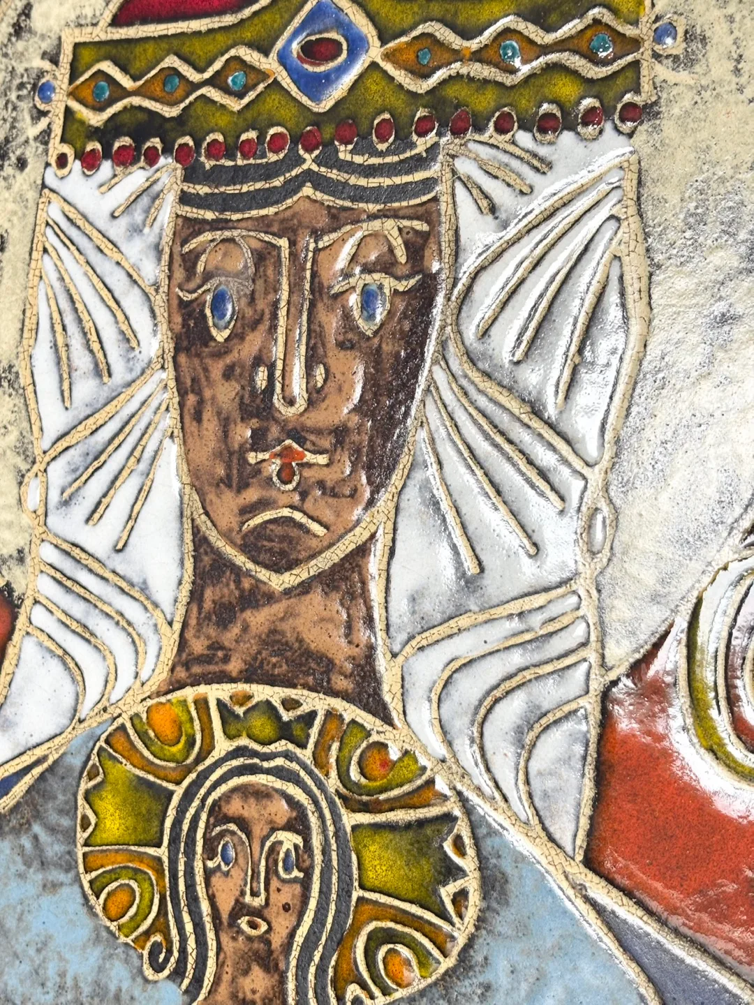 Vintage MCM Hungarian Pal Ferenc tiles image indicator(3)