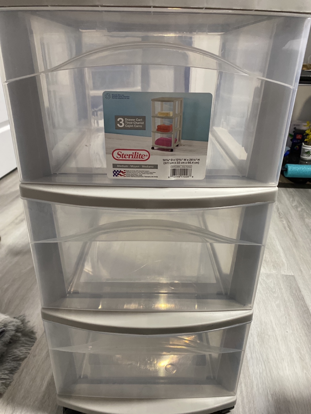 Sterilite 3-Drawer Cart - photo 3