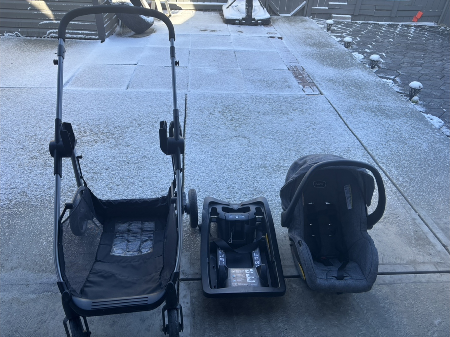Evenflo Infant Car Seat with Base & Stroller Compatible
