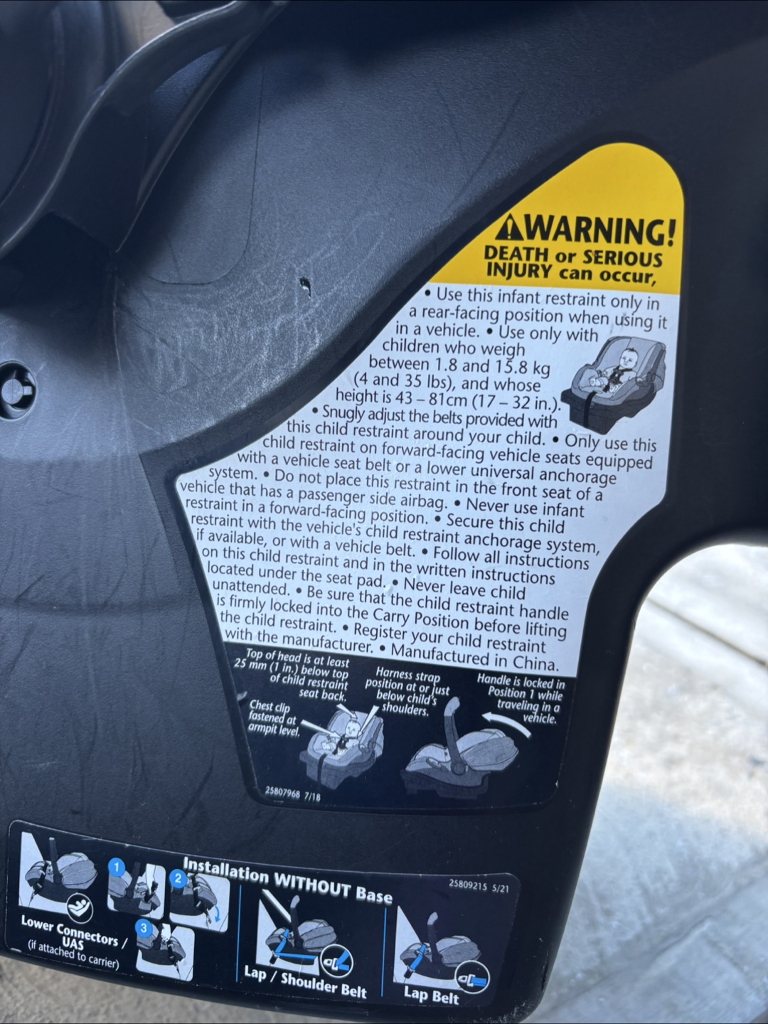 Evenflo Infant Car Seat with Base & Stroller Compatible - photo 2
