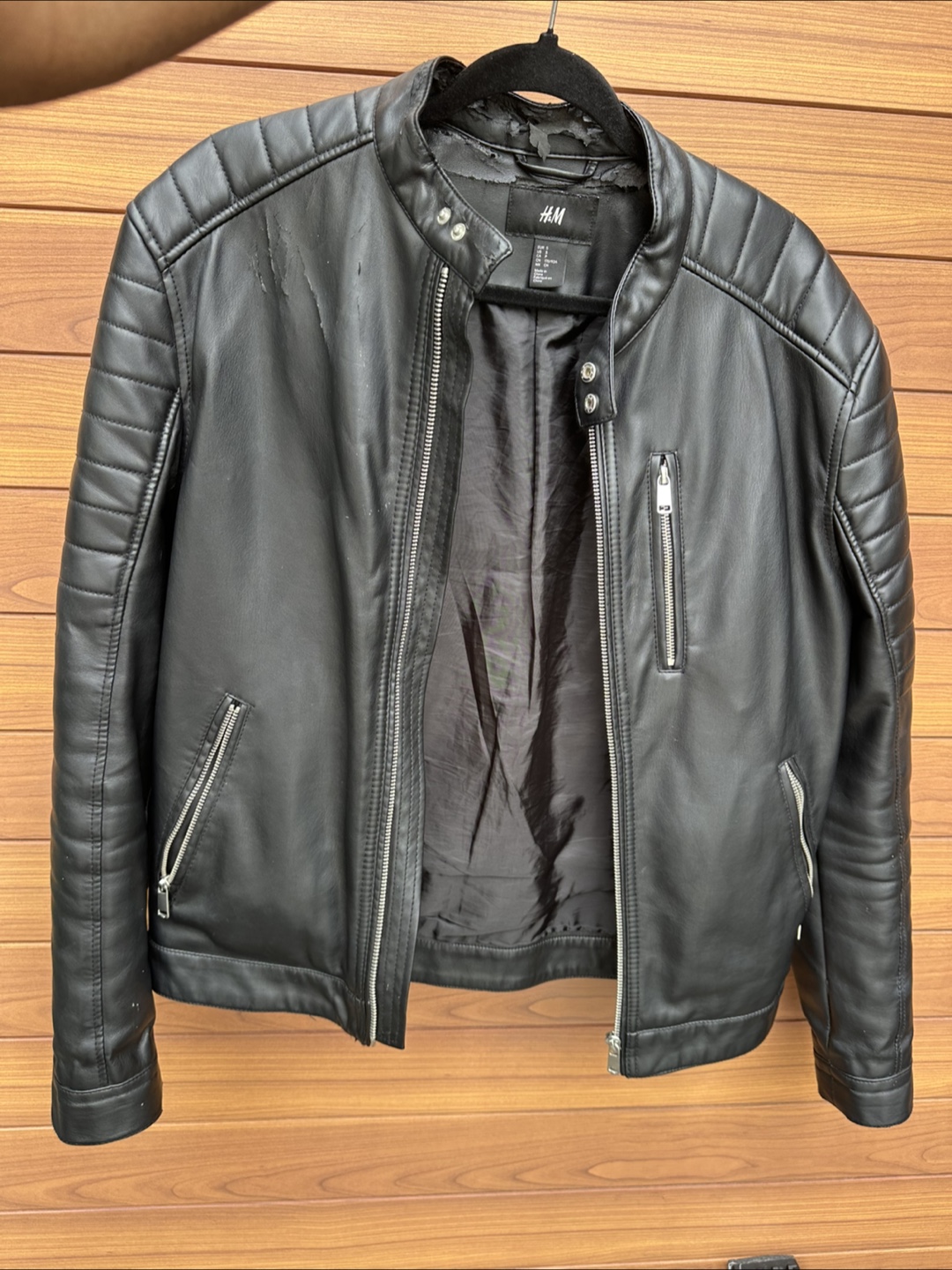 H&M Black Leather Jacket