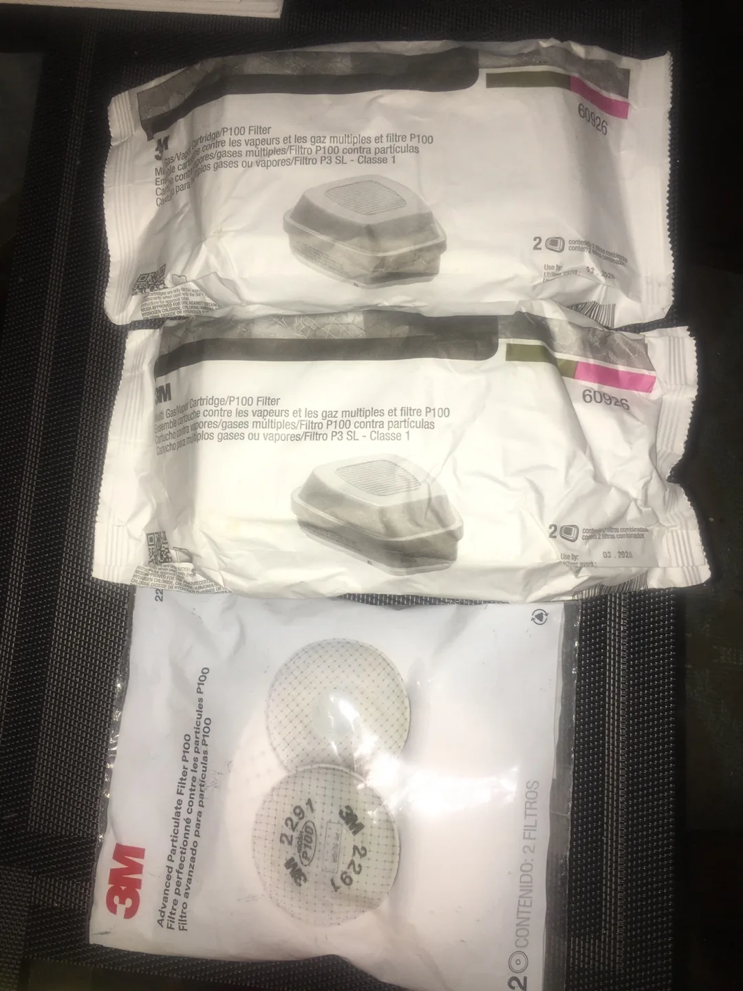 Uline 3M Respirator masks & filters $700 bundle New image indicator(2)